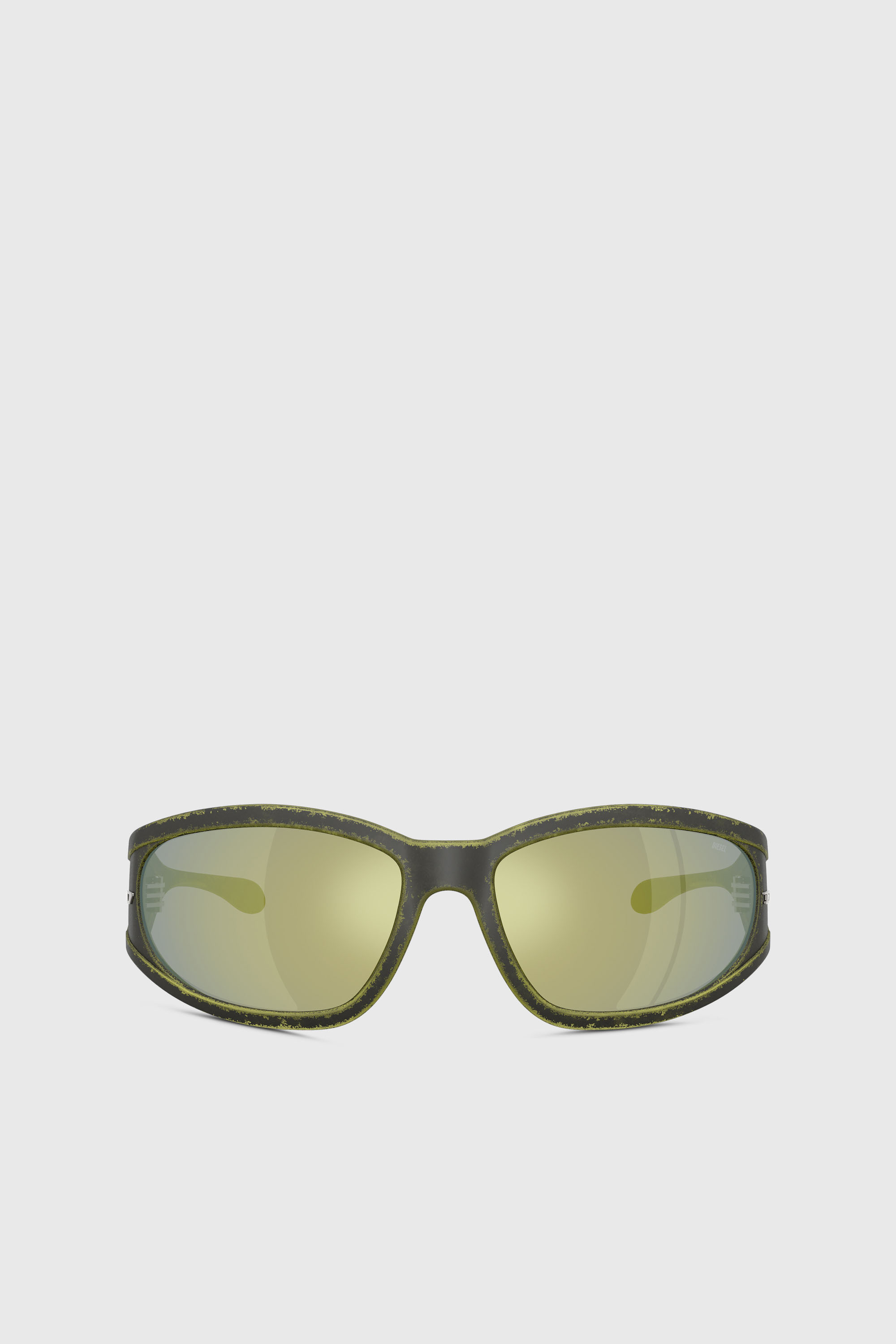 Diesel - 0DL3002, Unisex Sonnenbrille aus acetat mit rechteckigen gl&auml;sern in Gr&uuml;n - 1
