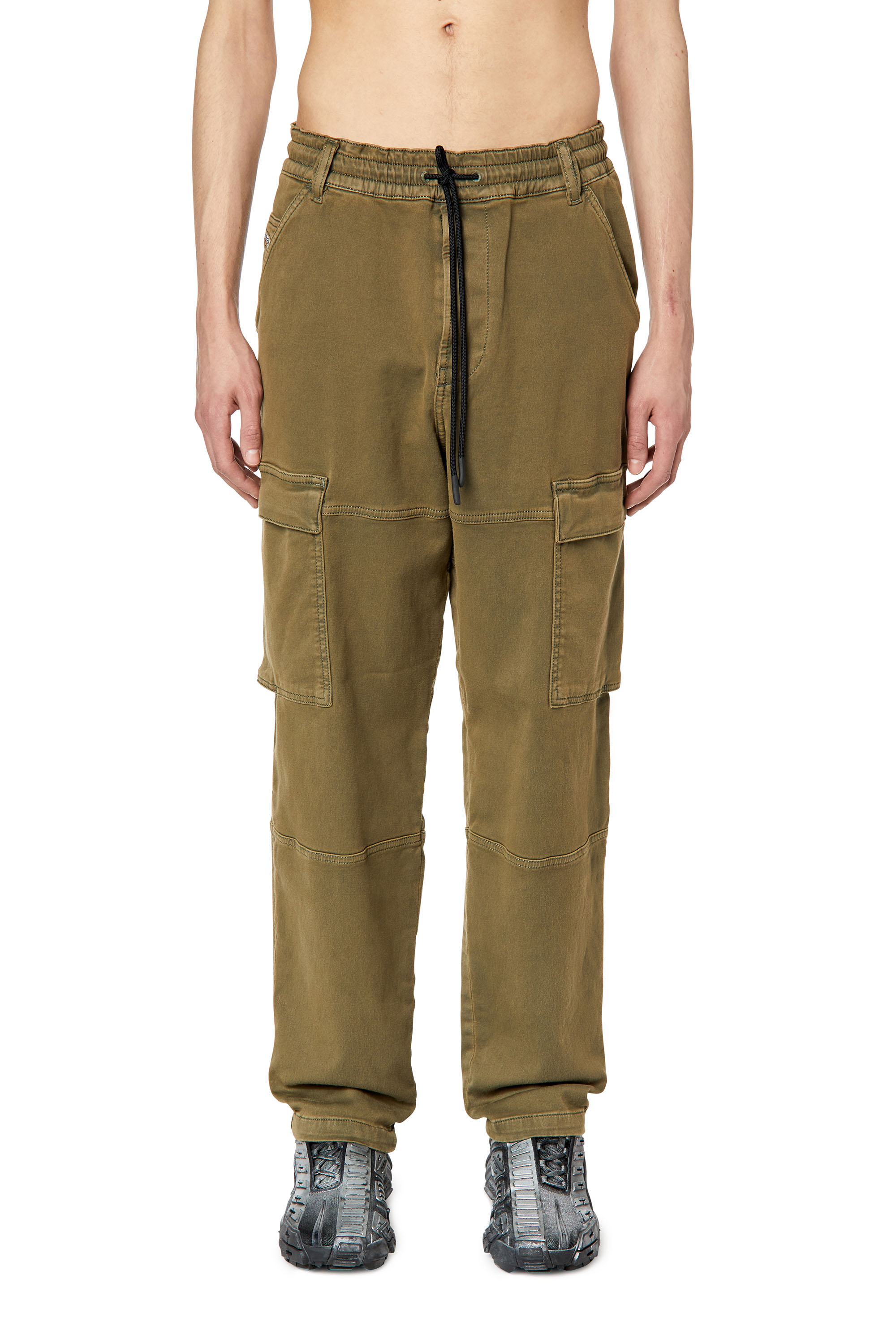 Diesel - Krooley JoggJeans® 068DY Tapered, Armeegrün - Image 1