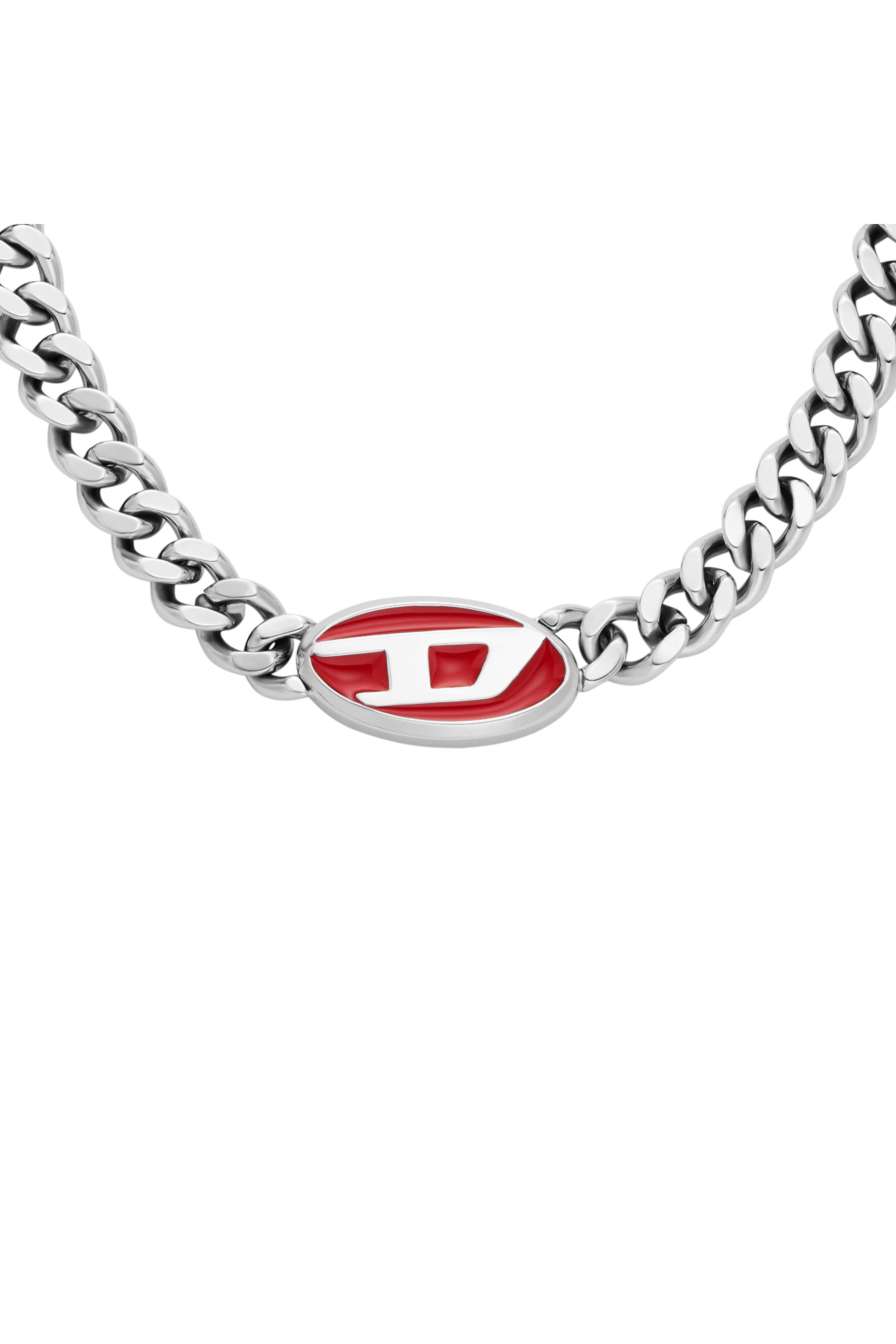Diesel - DX1446, Unisex Halskette aus Edelstahl in Silber - 2