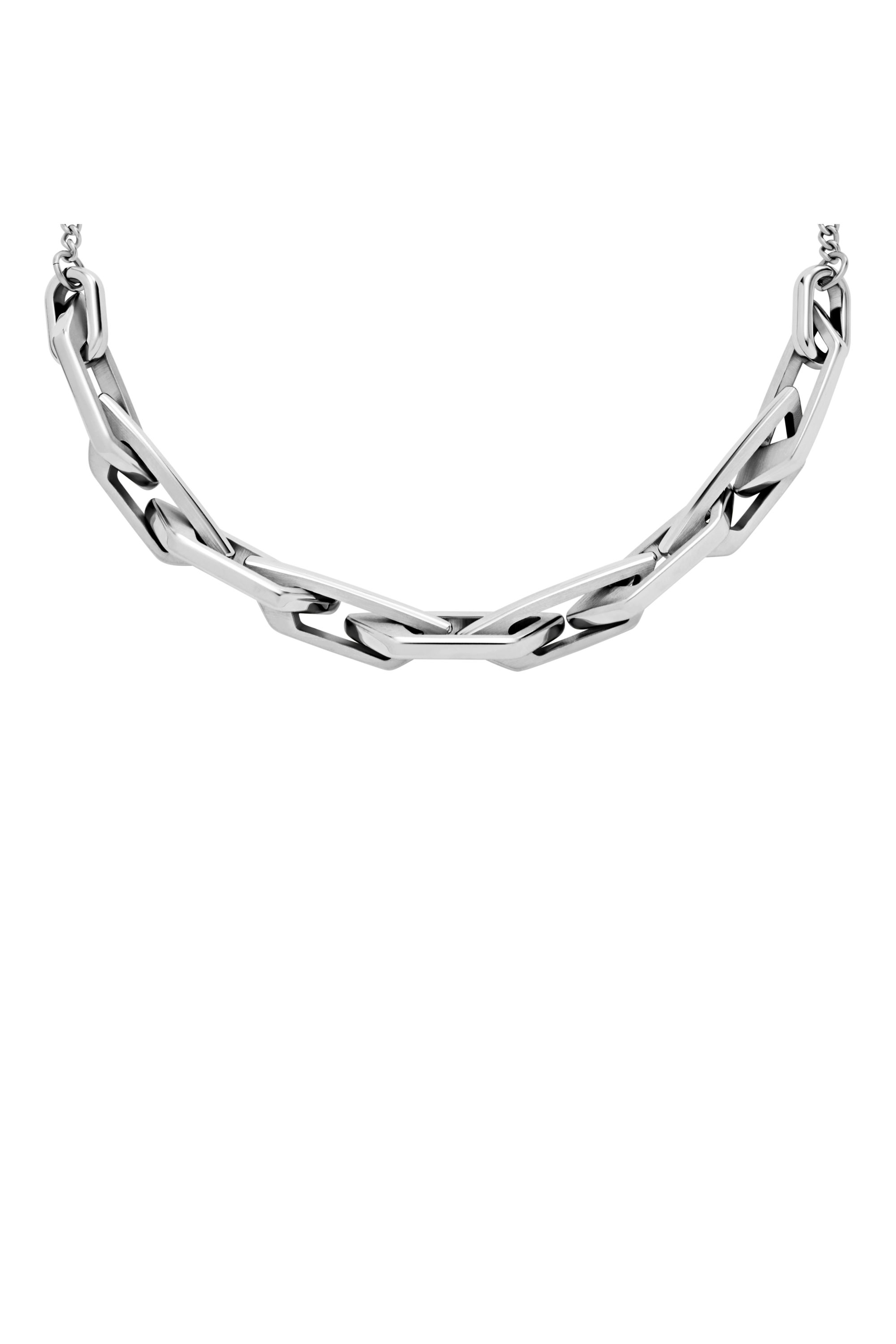 Diesel - DX1578040 JEWEL, Unisex's Stainless Steel Chain Necklace in Silver - 1