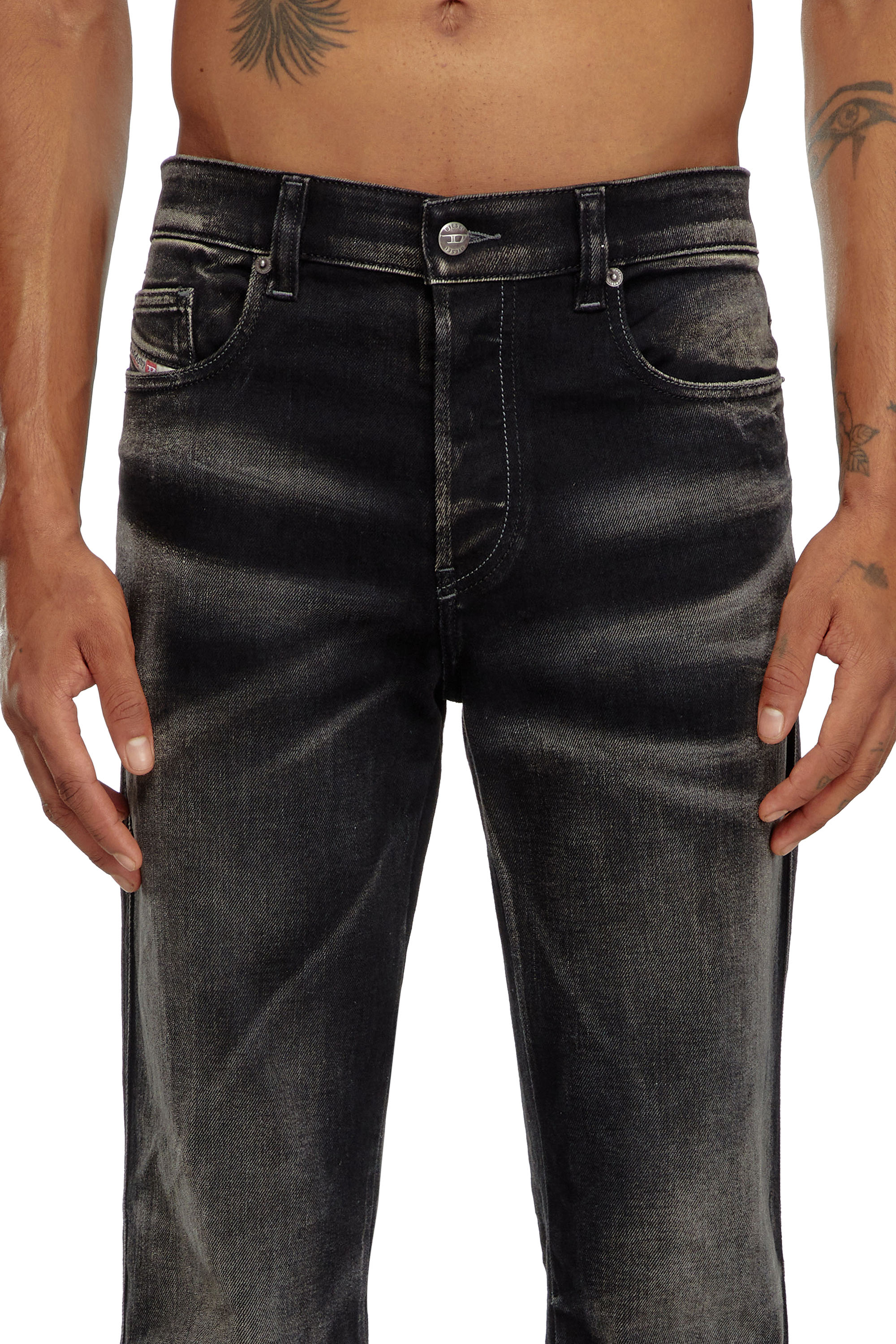 Diesel - Herren Bootcut Jeans 1998 D-Buck 09J53, Schwarz/Dunkelgrau - 4