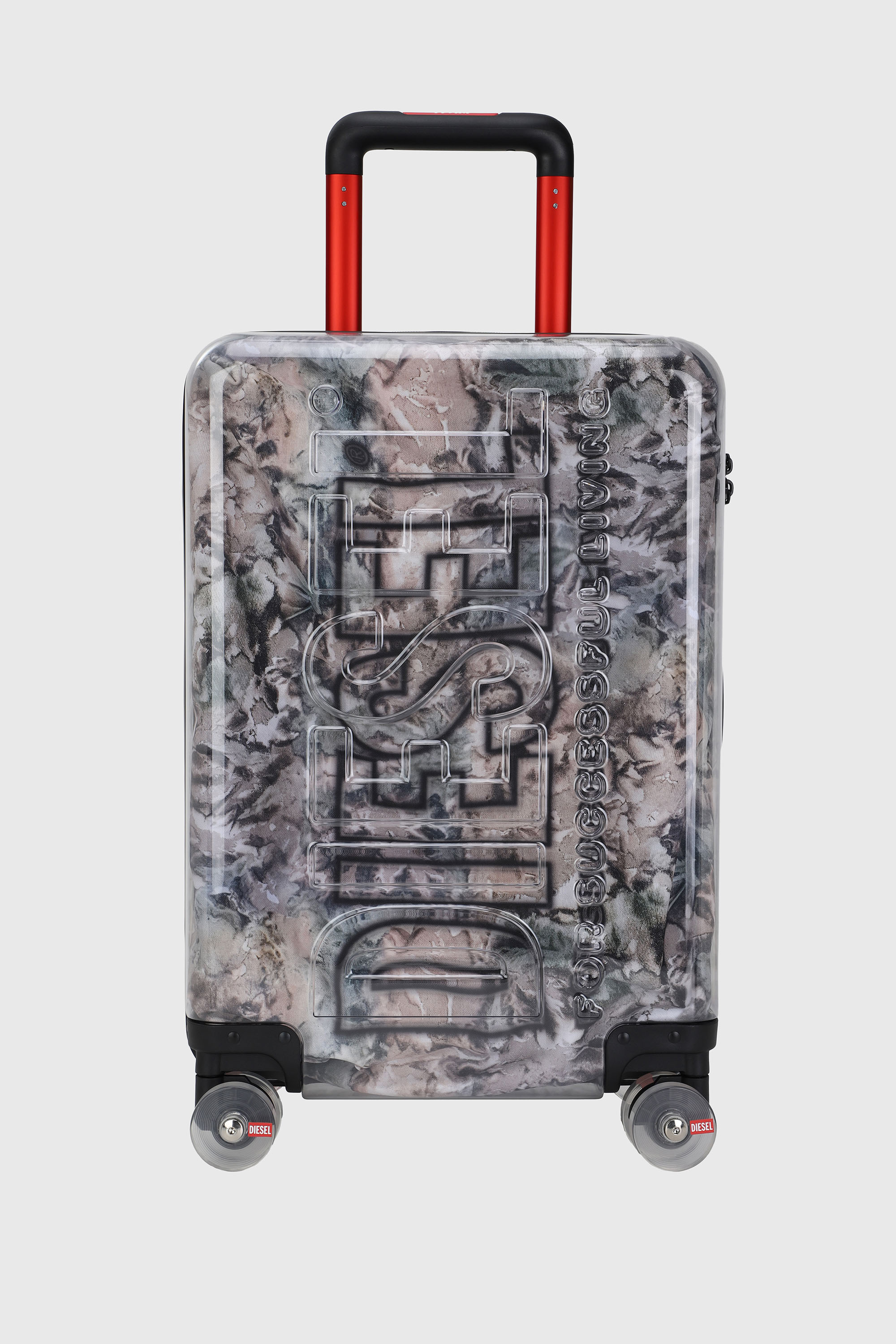 LU0036 HARD LUGGAGE - DSL009, Grau/Rosa