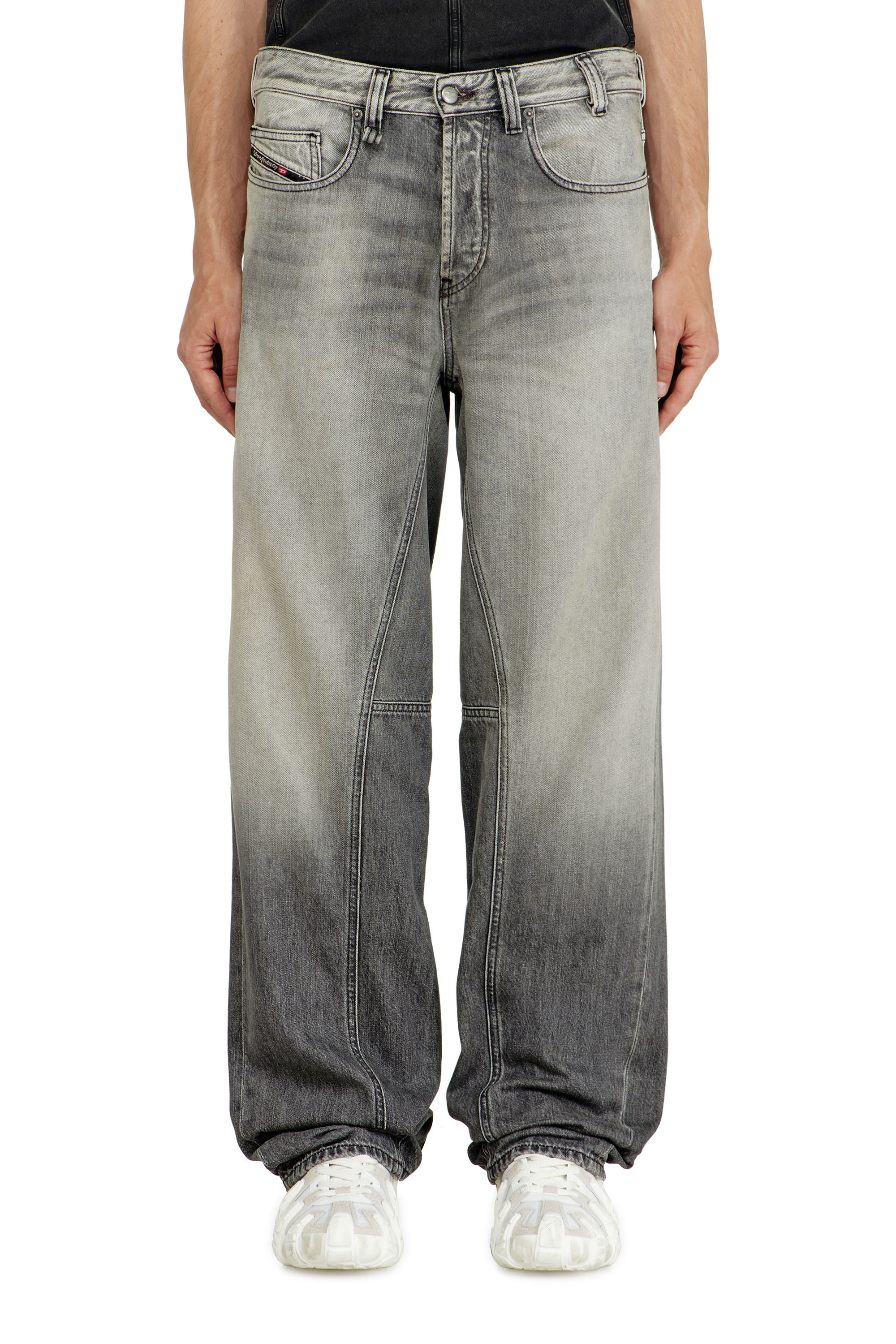 Diesel - Herren Relaxed Jeans 2001 D-Macro 09P56, Grau - 4