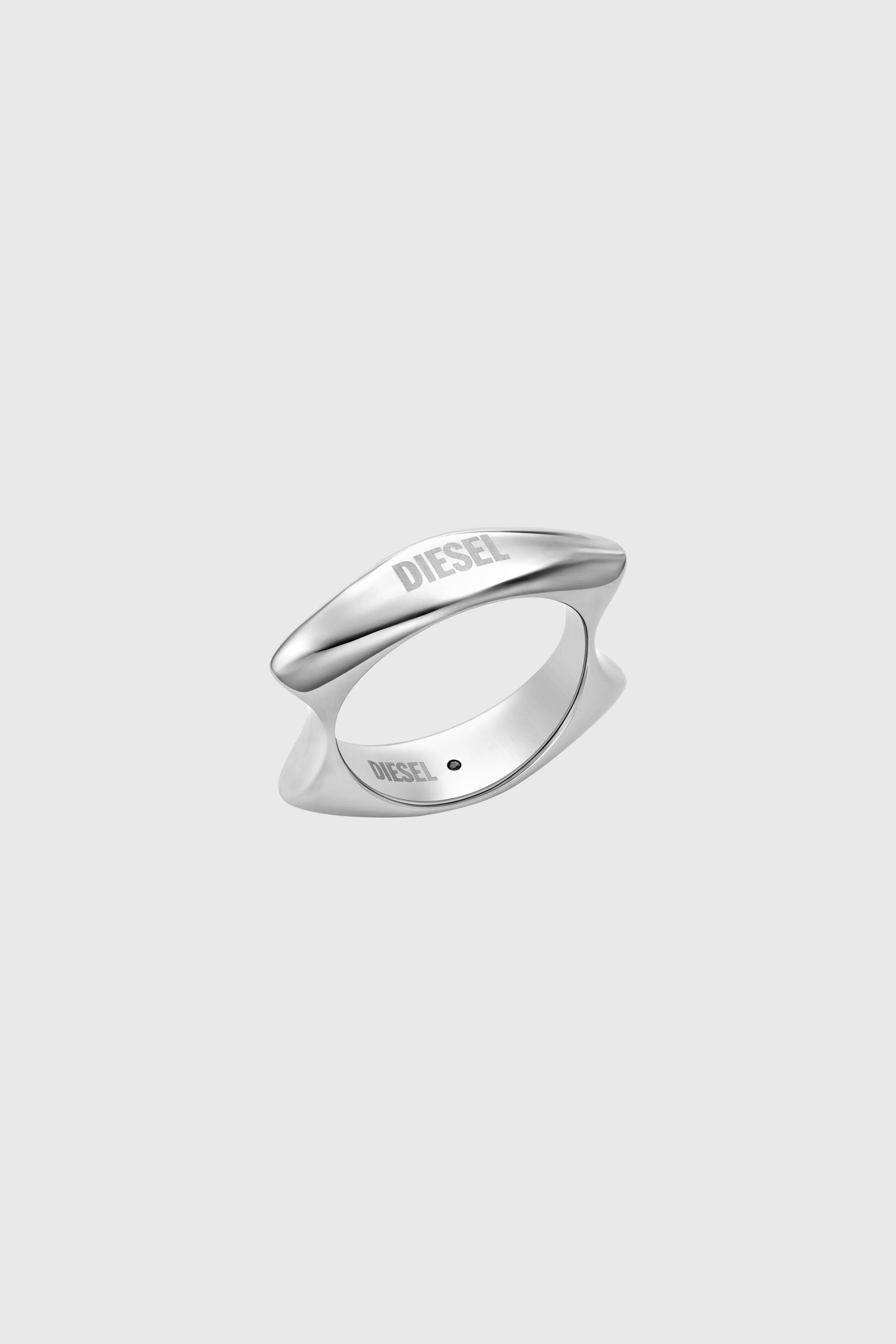 Diesel - DX1584040 JEWEL, Unisex Edelstahlband Ring in Silber - 1
