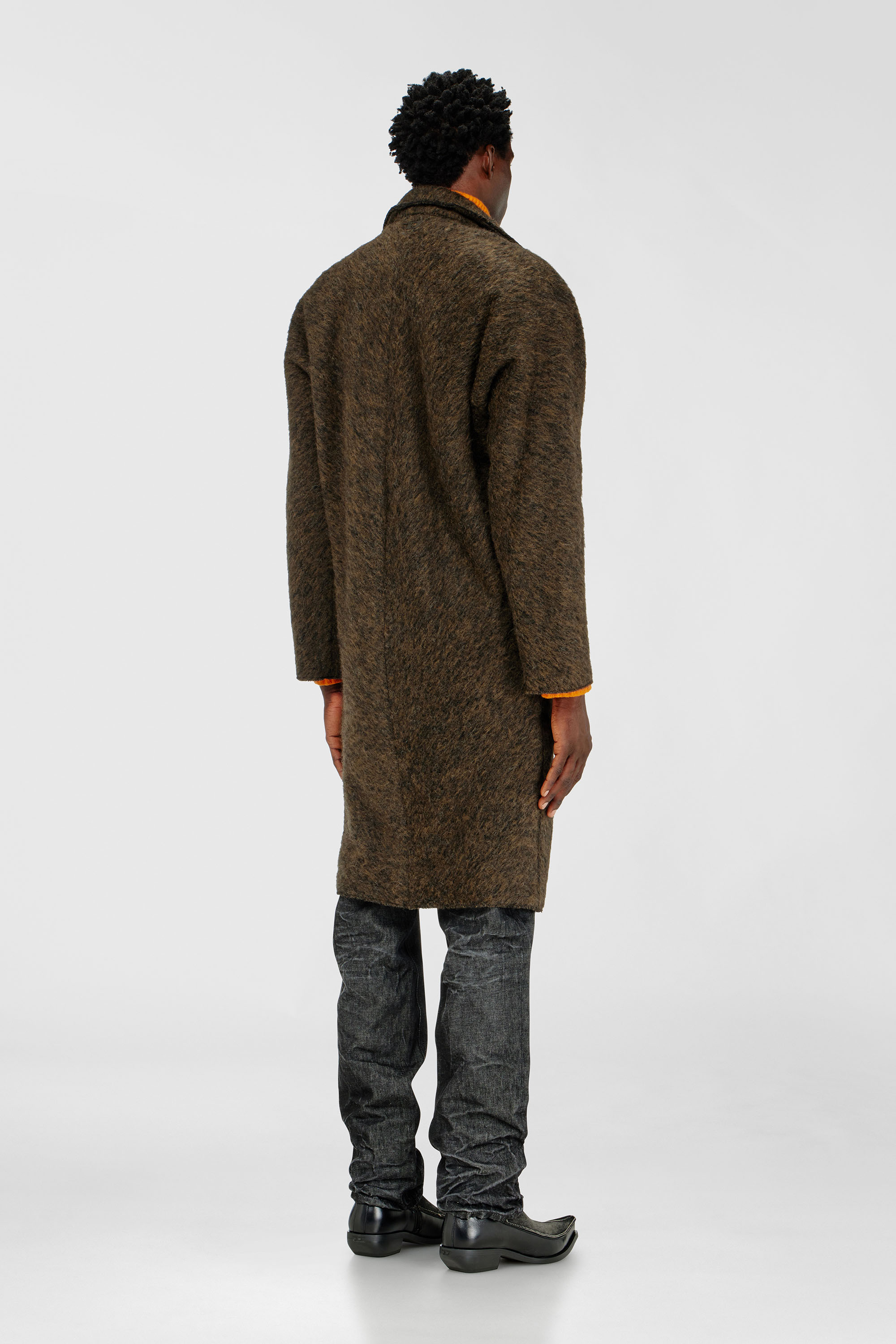 Diesel - W-HULL, Herren Mantel aus Wolle-Alpaka-Mix in null - 4