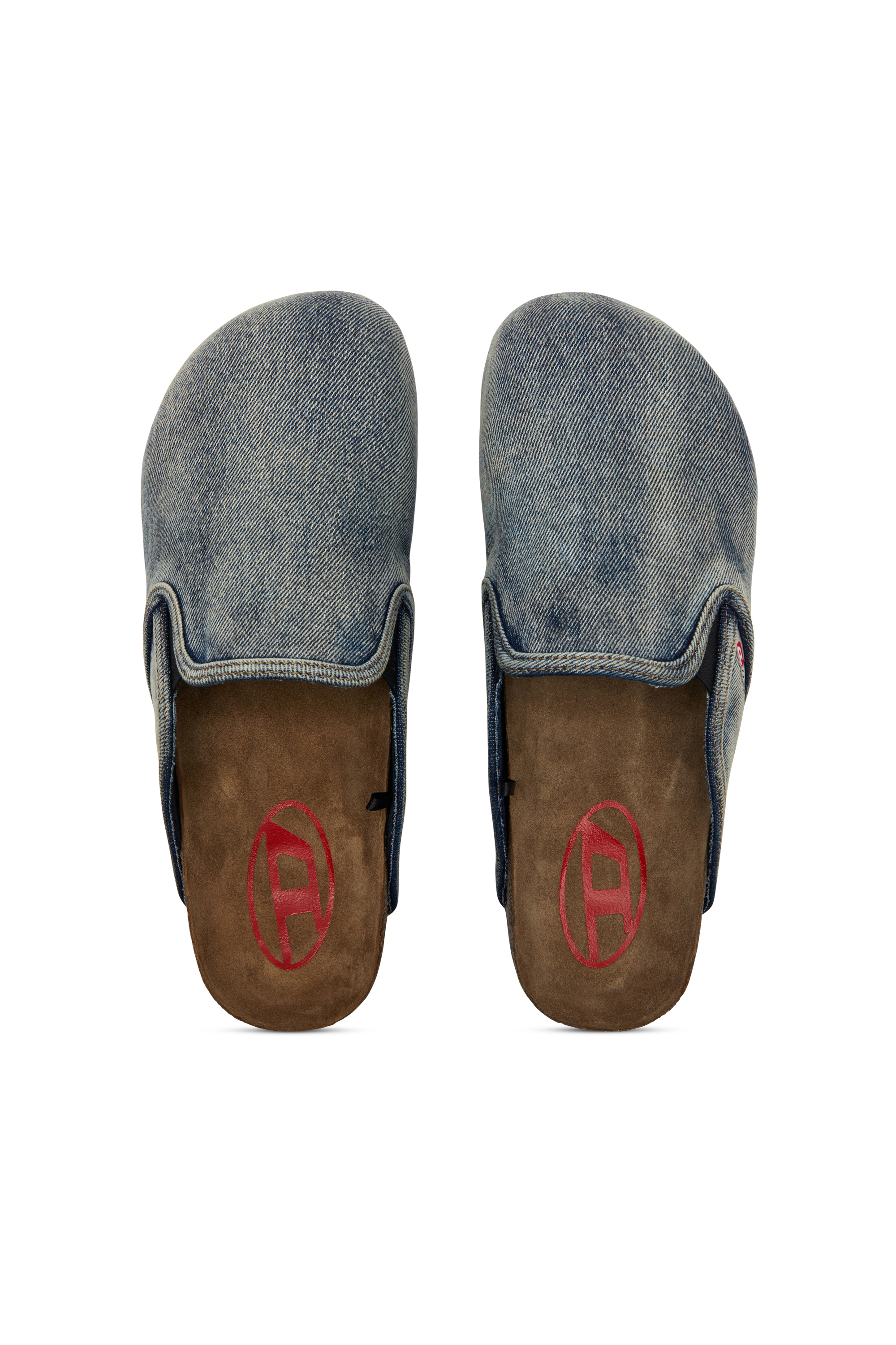 Diesel - D-WOODSTOCK SLIP-ON, Herren D-Woodstock-Mules aus Denim in Dunkelblau - 5