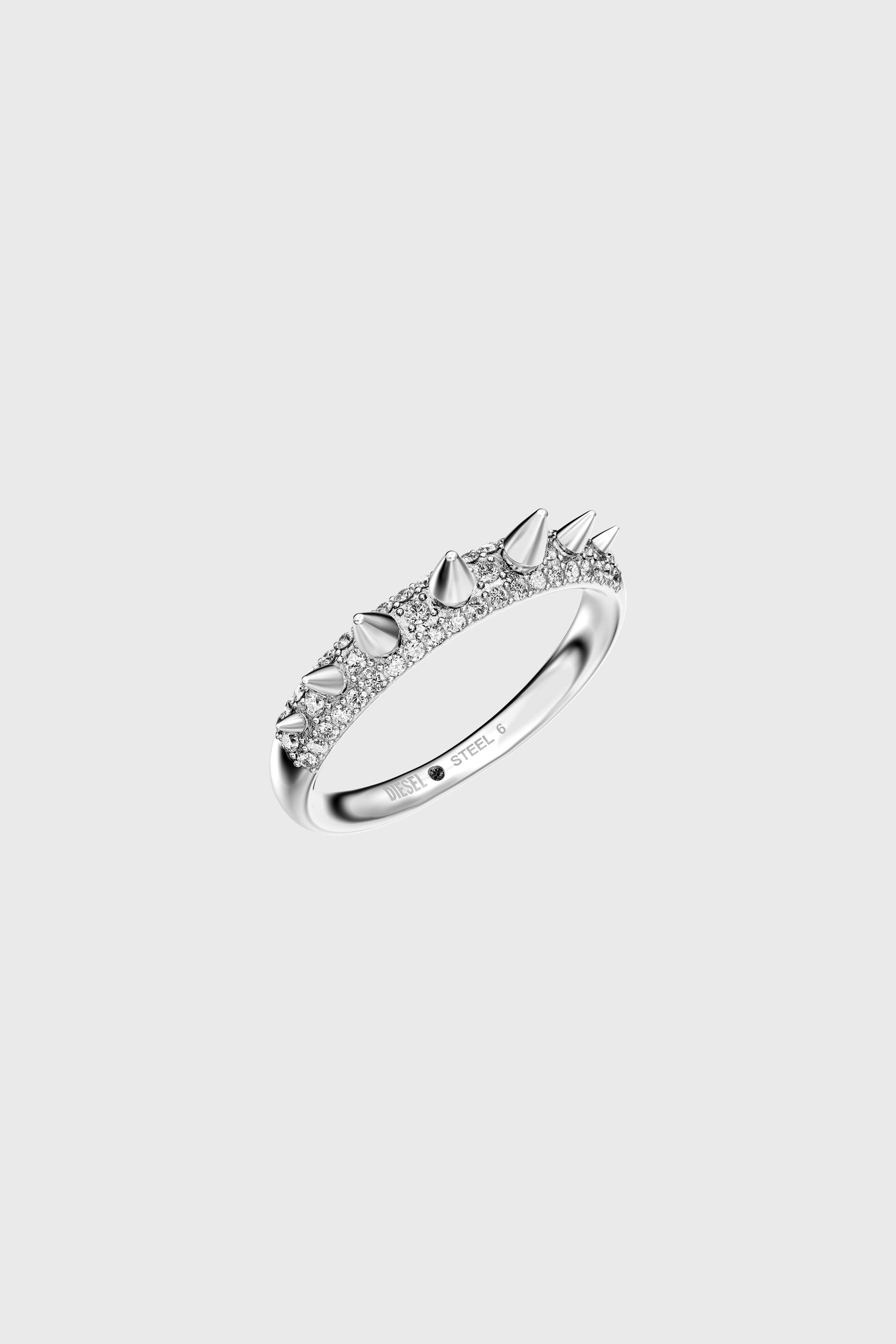 Diesel - DX1729040, Unisex Bandring aus Edelstahl in Silber - 1
