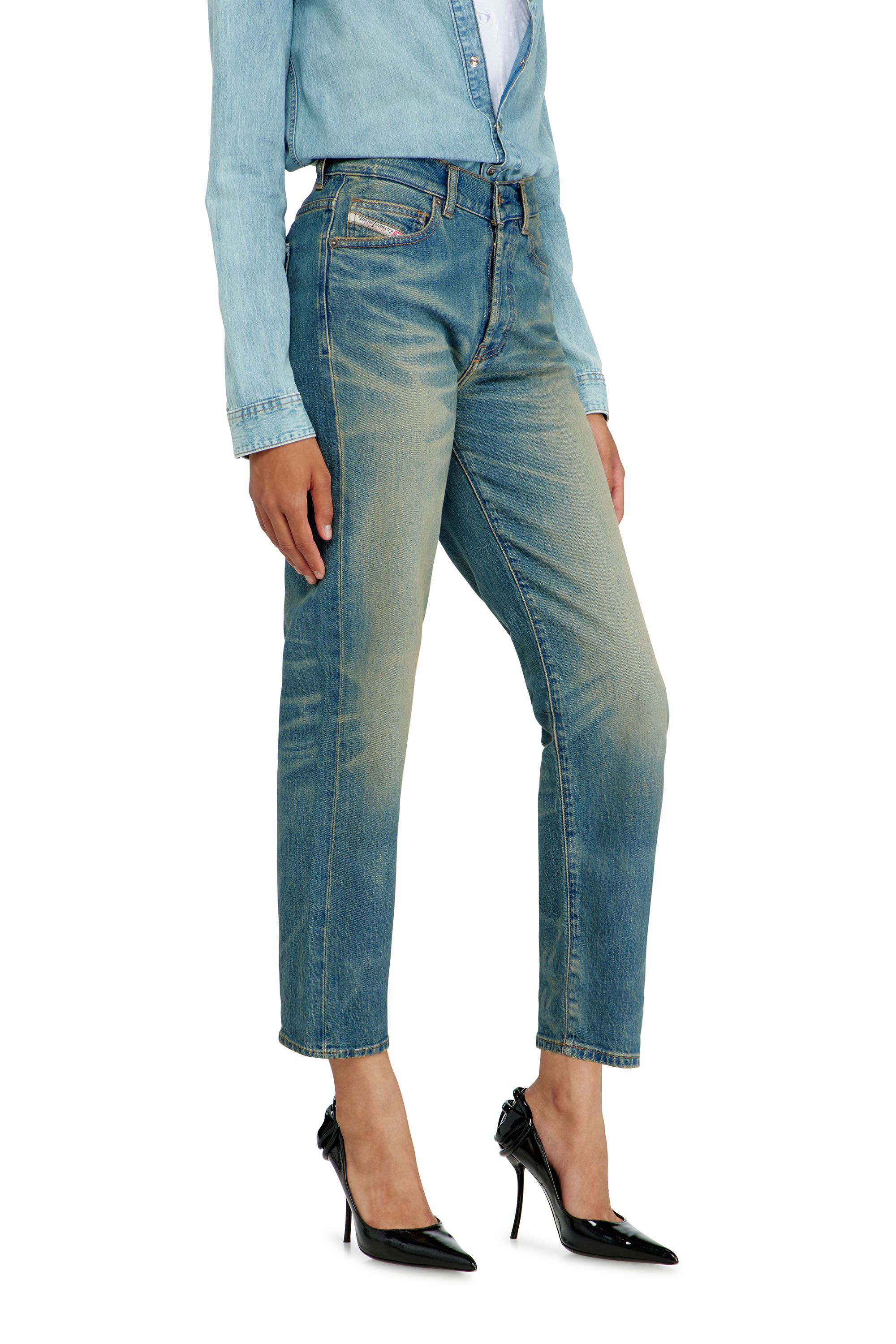 Diesel - Damen Regular Jeans 1981 D-Went 0KBBP, Mittelblau - 7