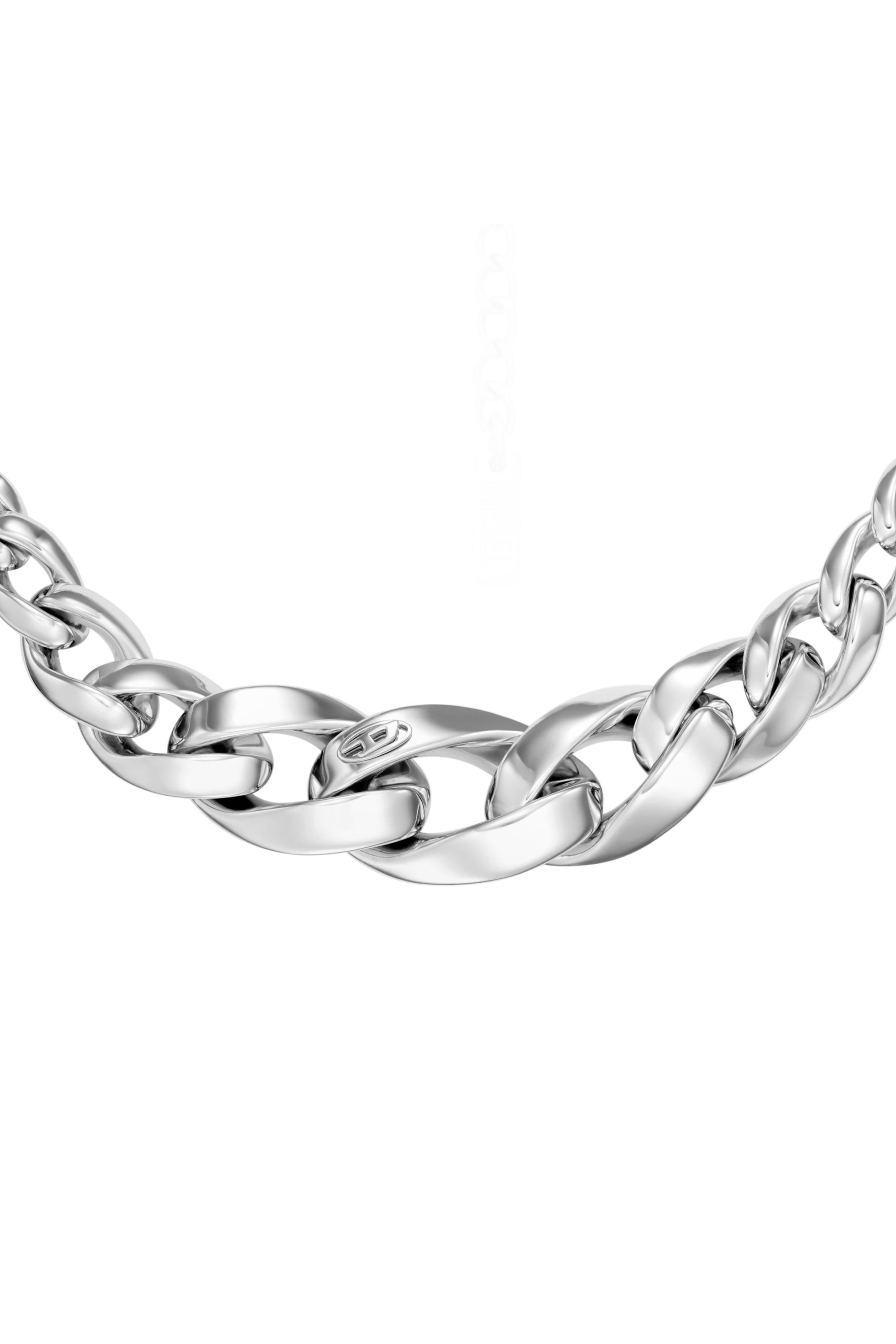 Diesel - DX1720040, Unisex Kettenhalskette aus Edelstahl in Silber - 2