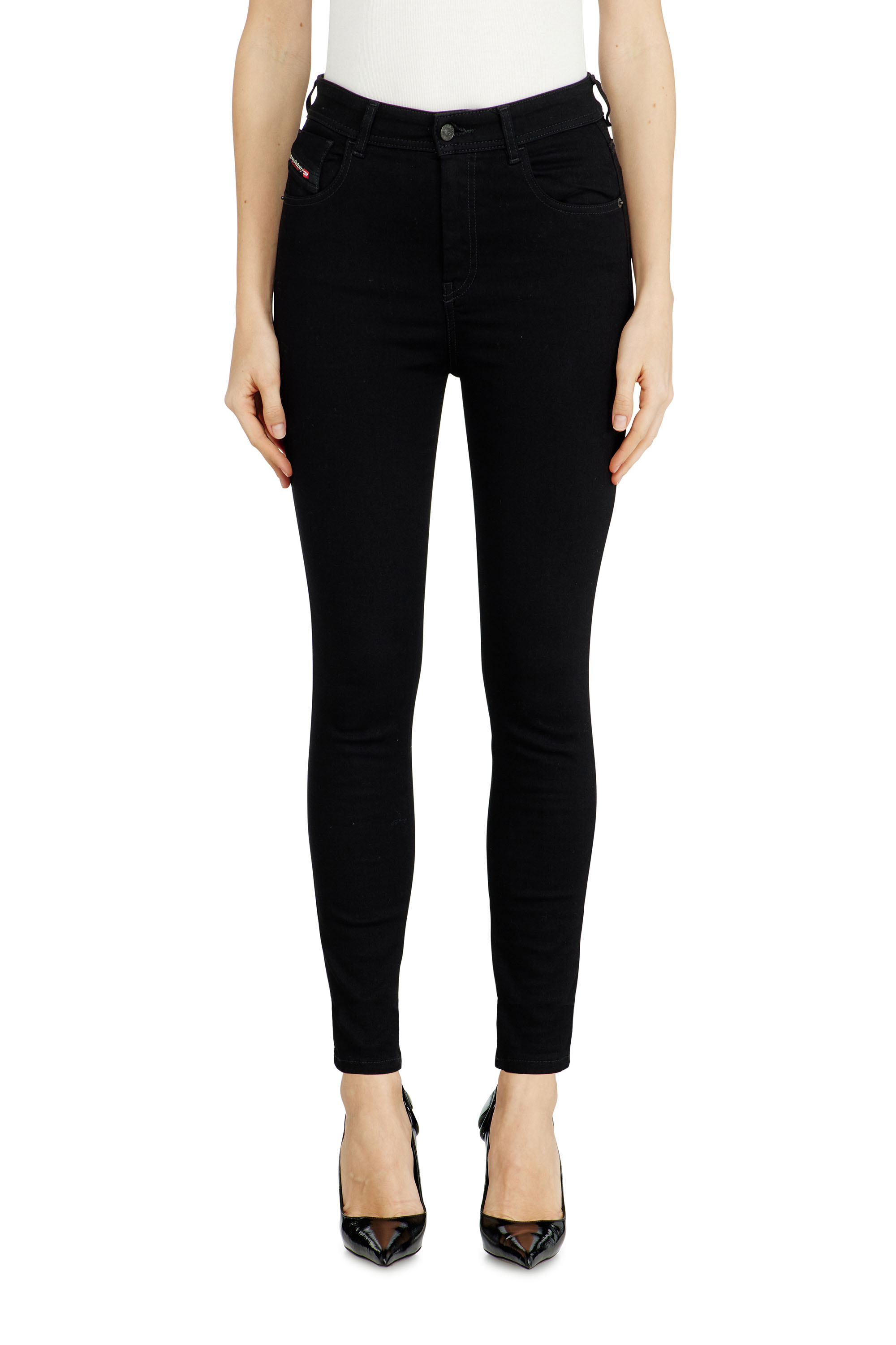 Diesel - Damen Skinny Jeans 1984 Slandy-High 069EF, Schwarz/Dunkelgrau - 4
