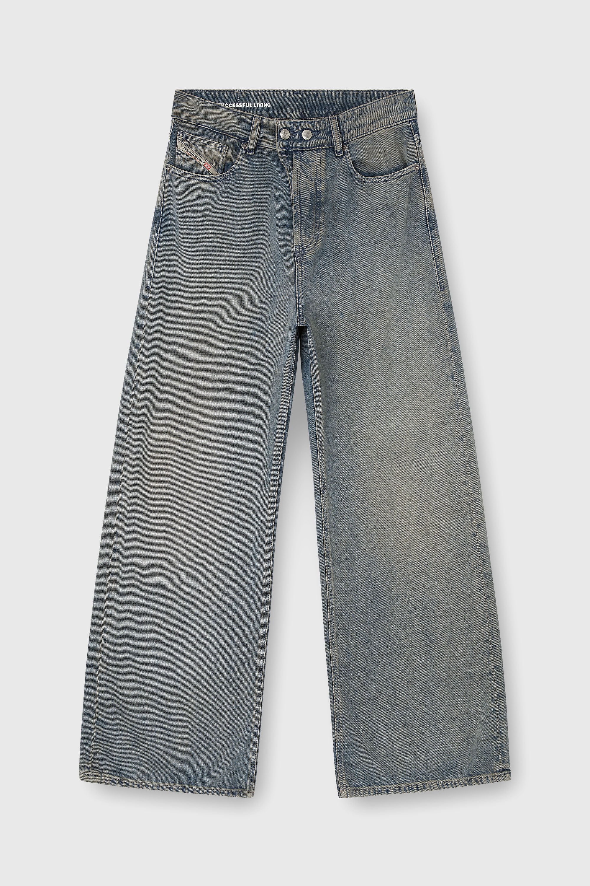 Diesel - Damen Relaxed Jeans 1996 D-Sire 09N24, Mittelblau - 2