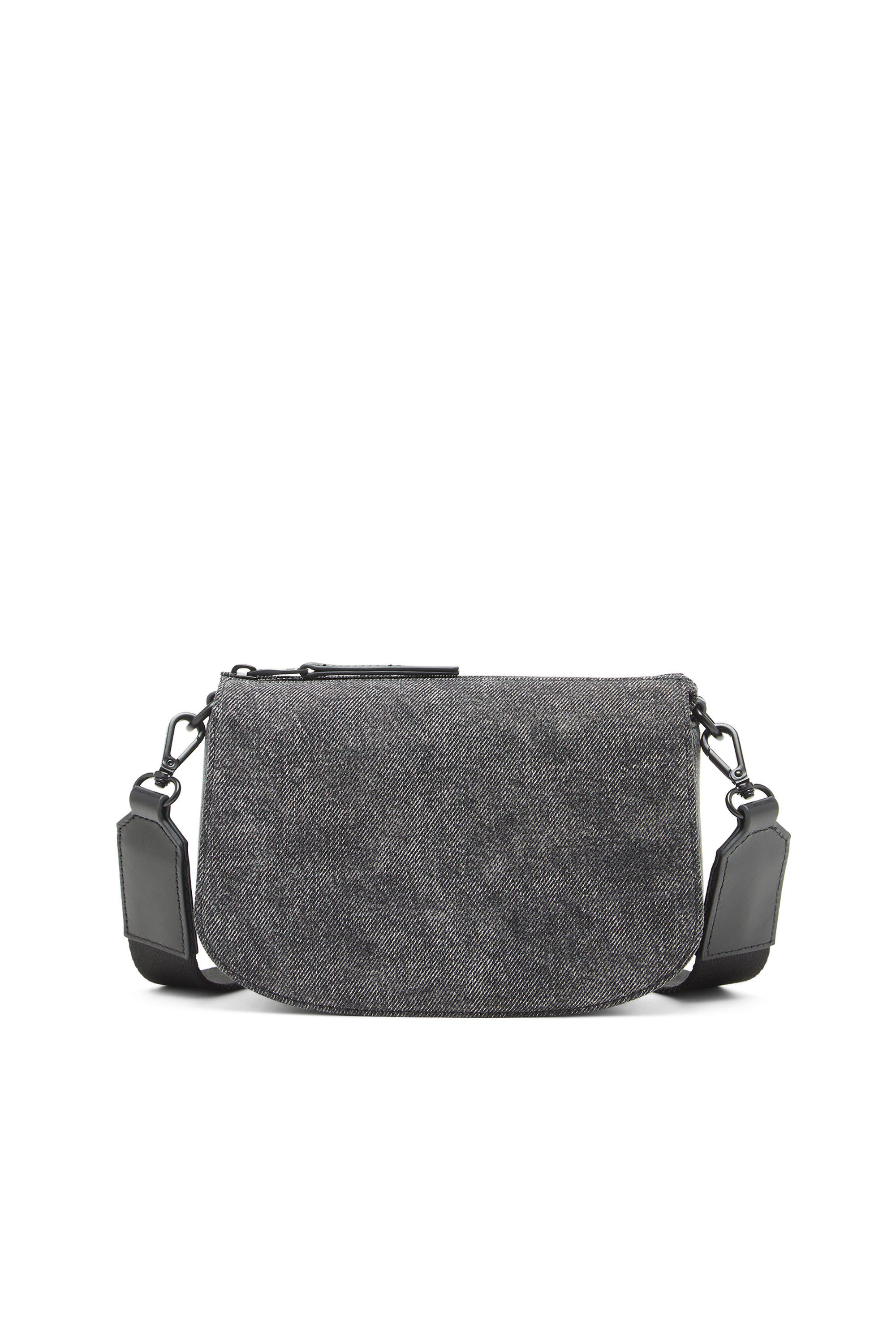 Diesel - 1DR CAMERA BAG, Unisex 1DR-Kameratasche aus gewaschenem Denim in Jeansgrau - 2