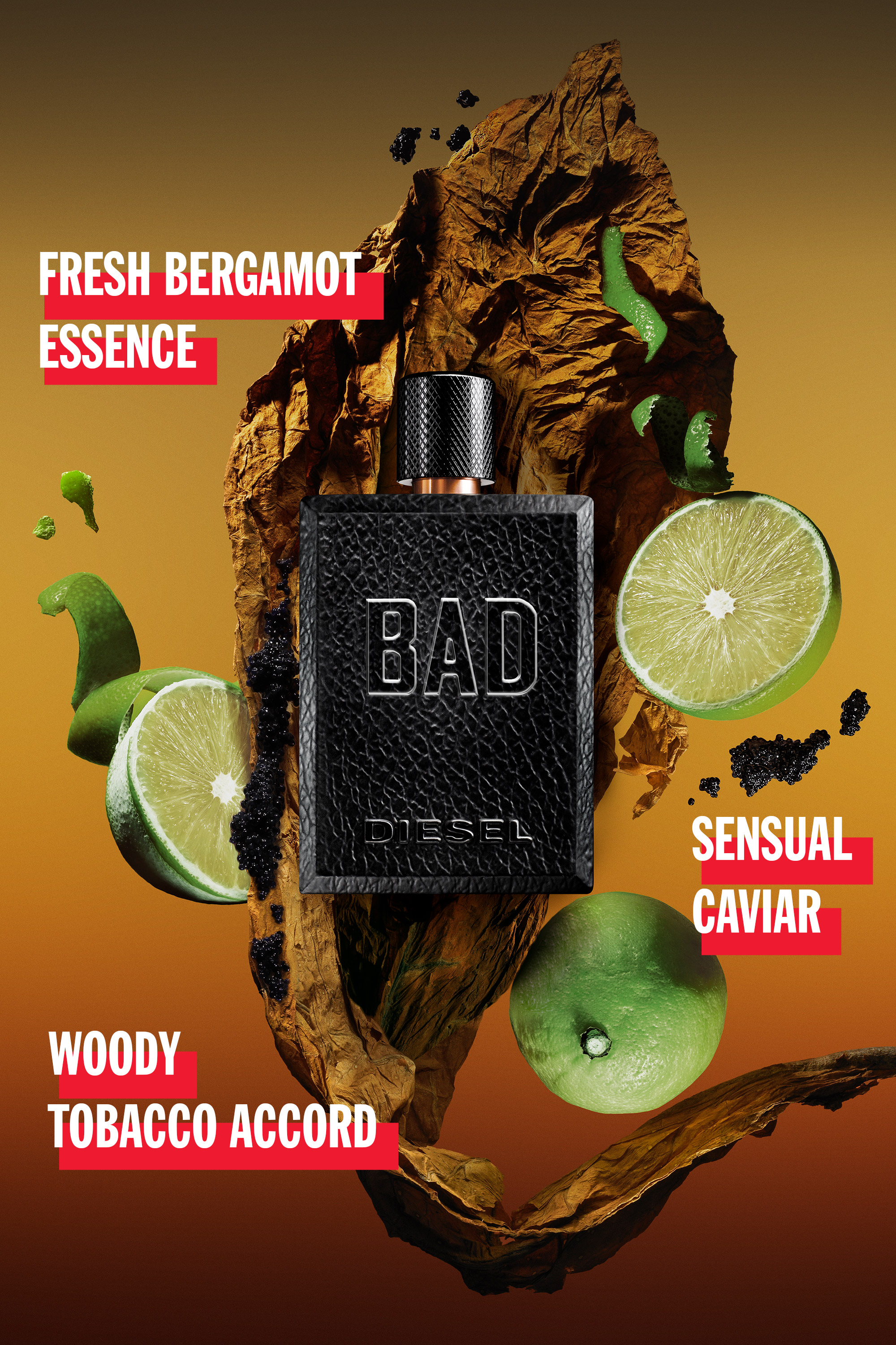 Diesel - BAD 50ML, Herren Bad de 50 ml,  Eau de Toilette in Schwarz - 4