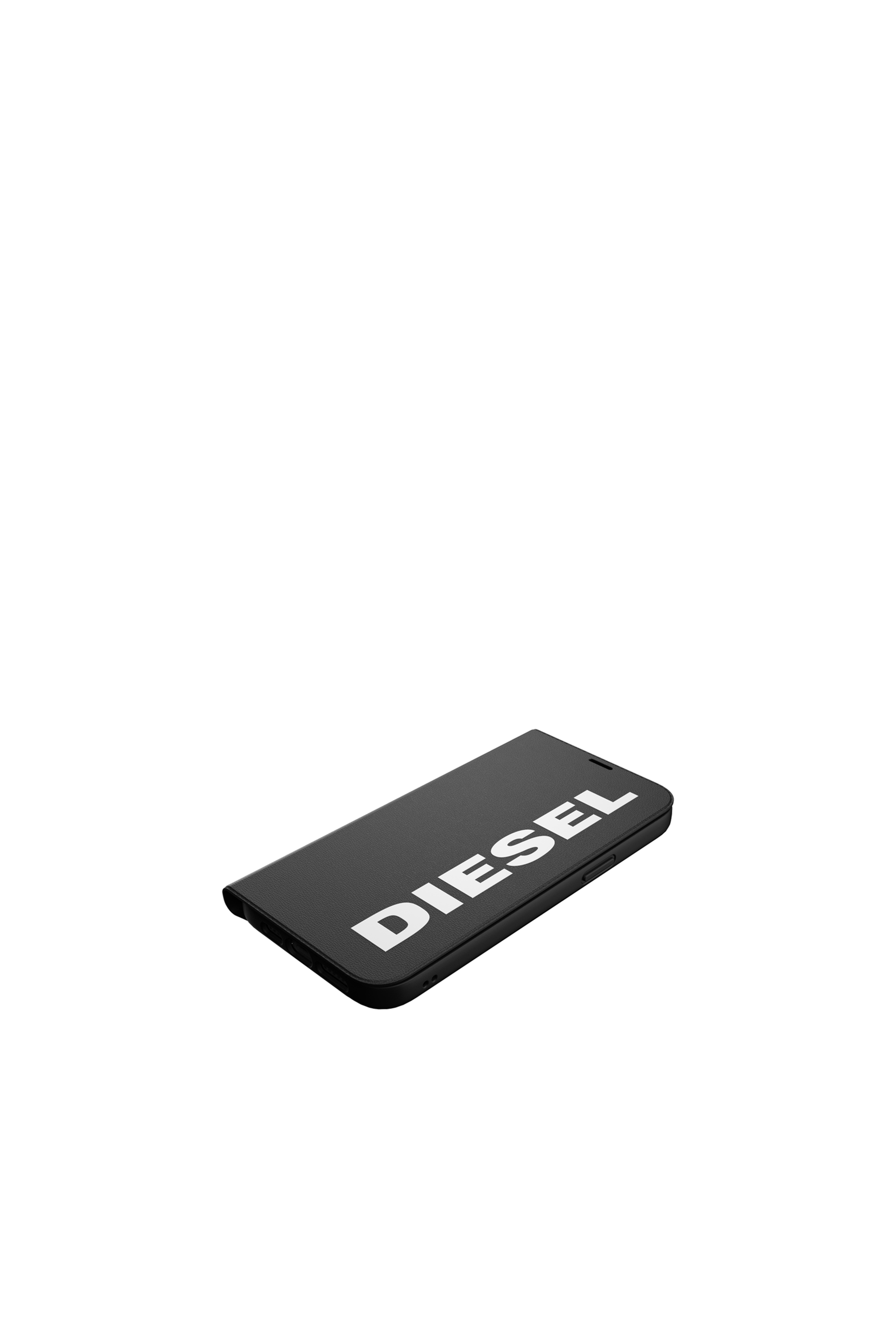 Diesel - 42487 BOOKLET CASE, Unisex Booklet Case für iPhone 12 Pro Max in Schwarz - 4