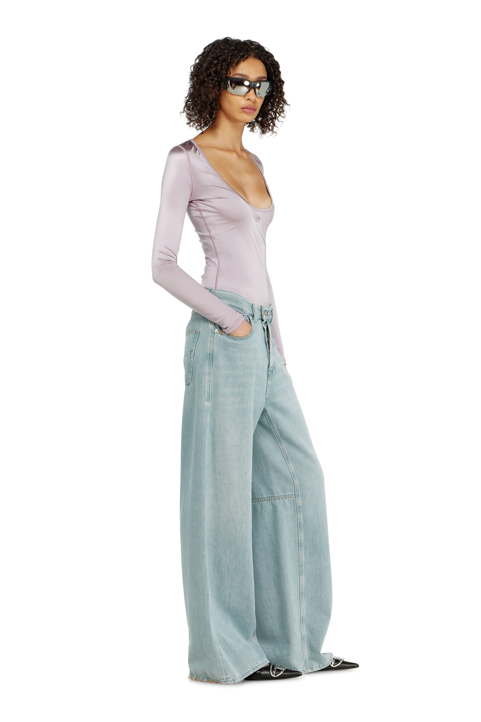 Diesel - Damen Relaxed Jeans 1996 D-Sire 09P84, Hellblau - 2