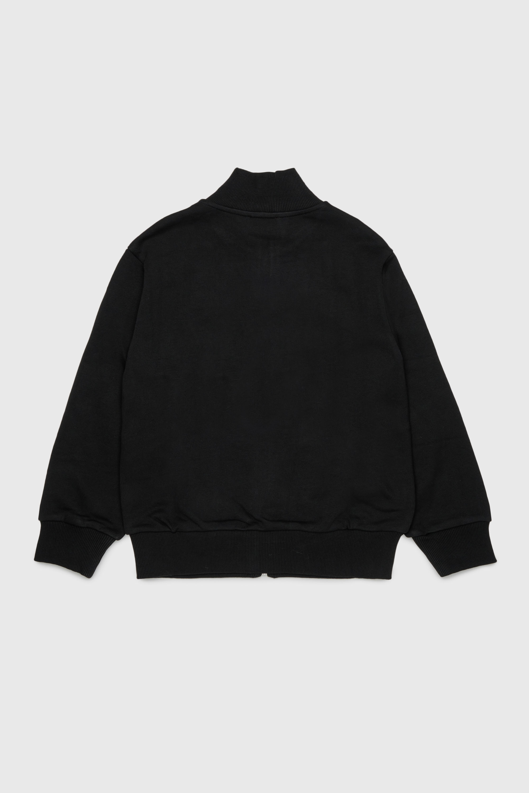 Diesel - SCIRCLEZIP OVER, Herren Baumwoll-Sweatshirt mit Logo-Print in Schwarz - 2