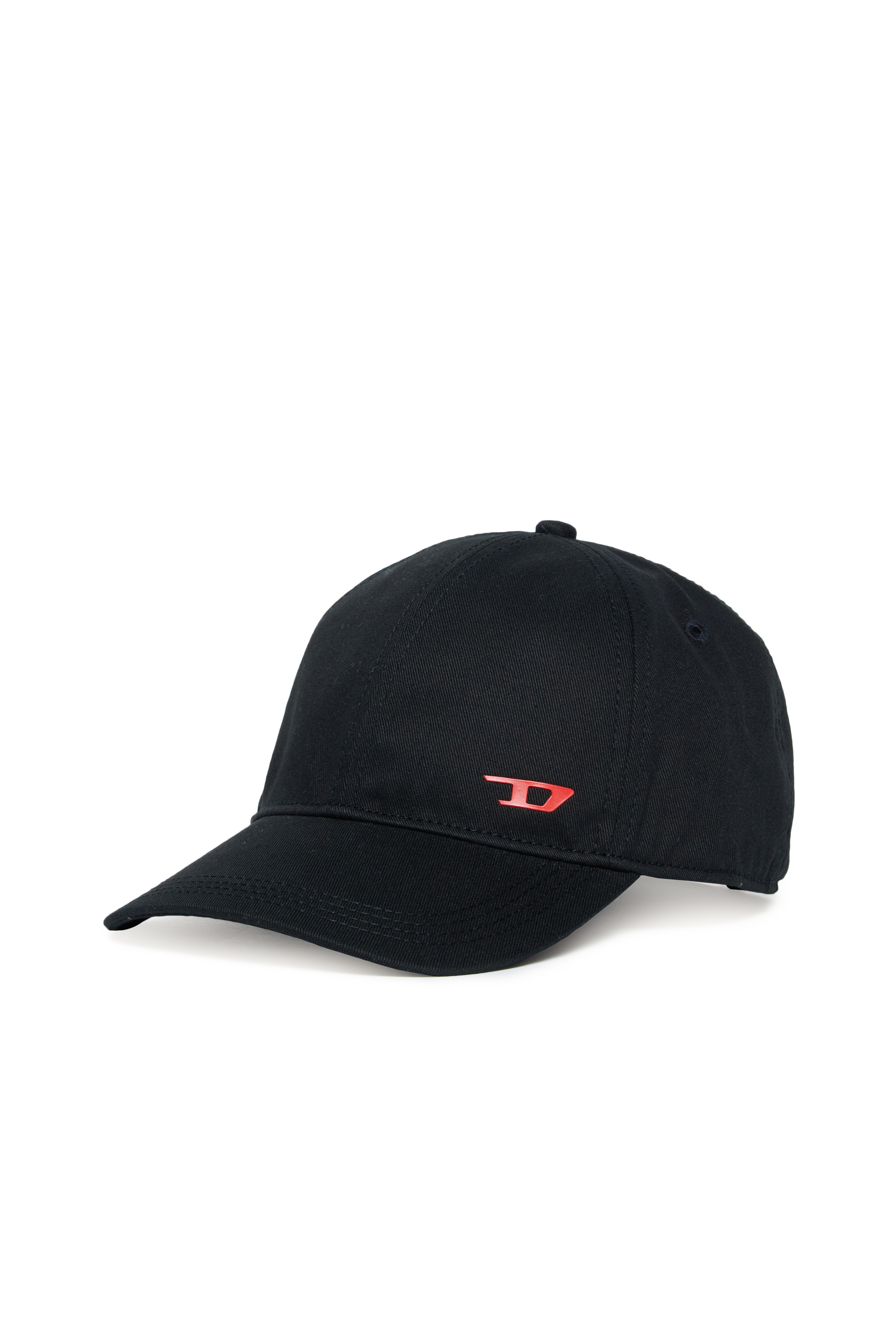 Diesel - FENSID, Herren Basecap mit D-Logo in Schwarz - 1