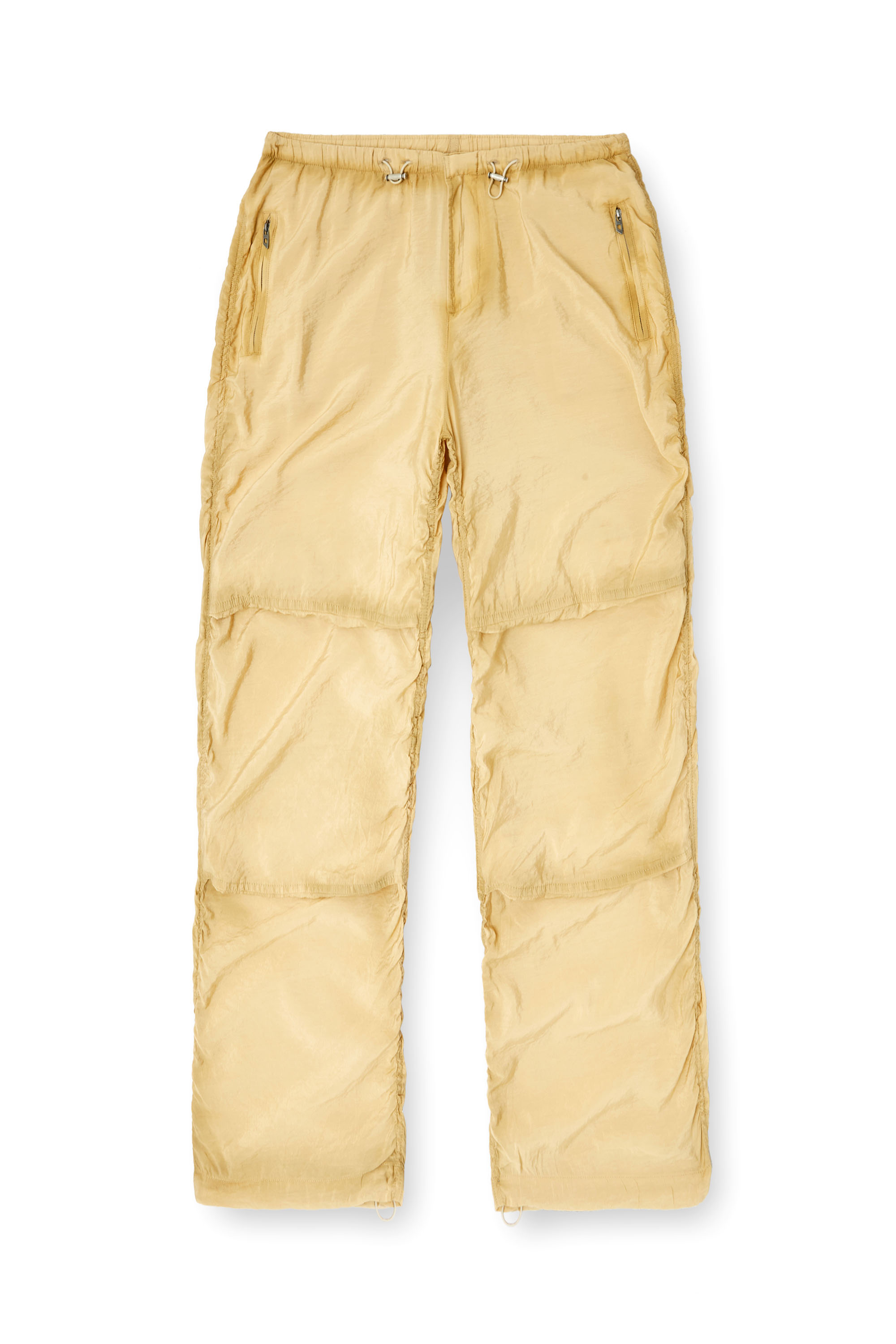 Diesel - P-DAILY, Herren Utility-Hose aus leichtem, knitterigem Stoff in Beige - 3