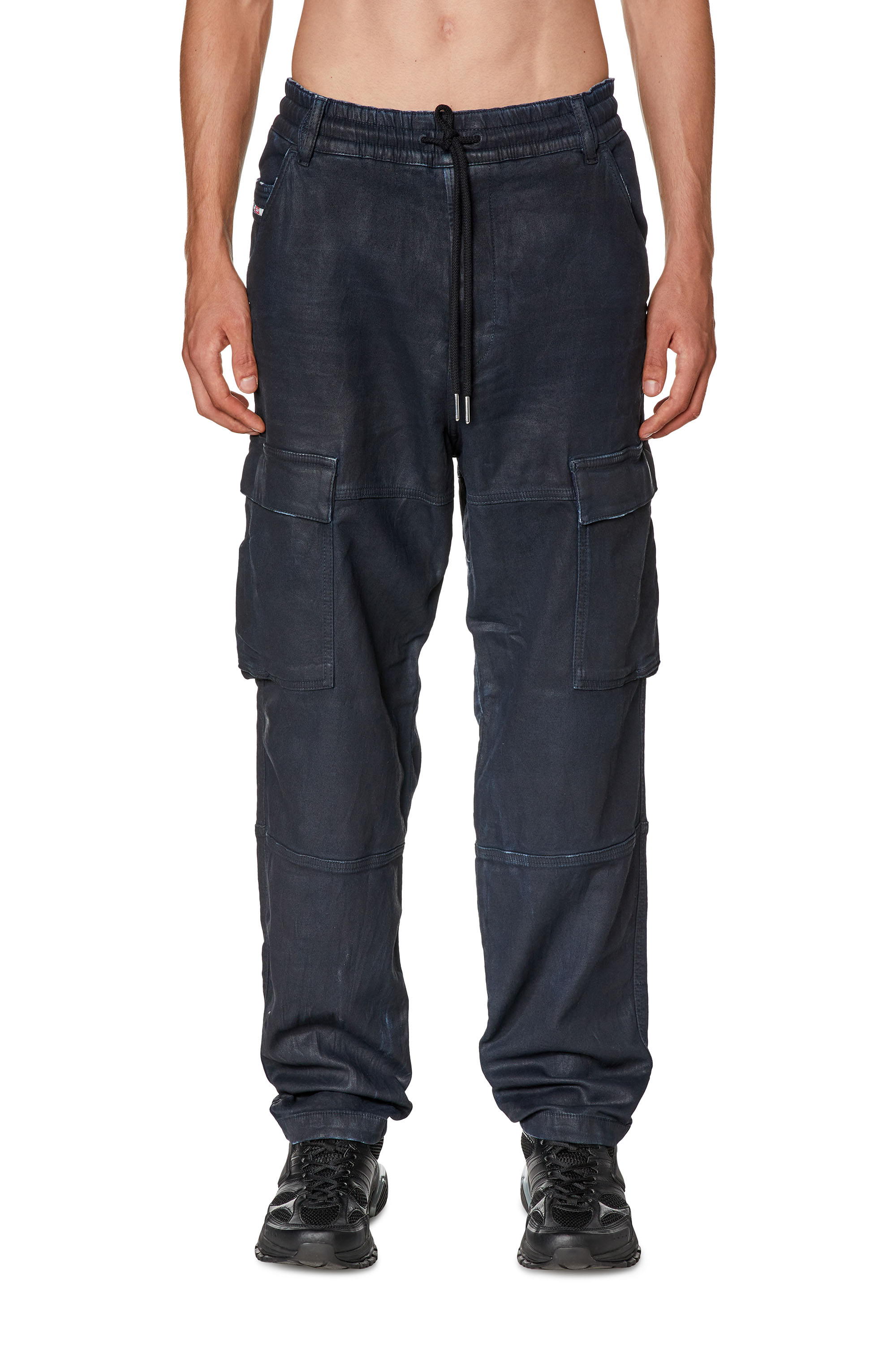 Diesel - Tapered Krooley JoggJeans® 09H05, Dunkelblau - Image 1