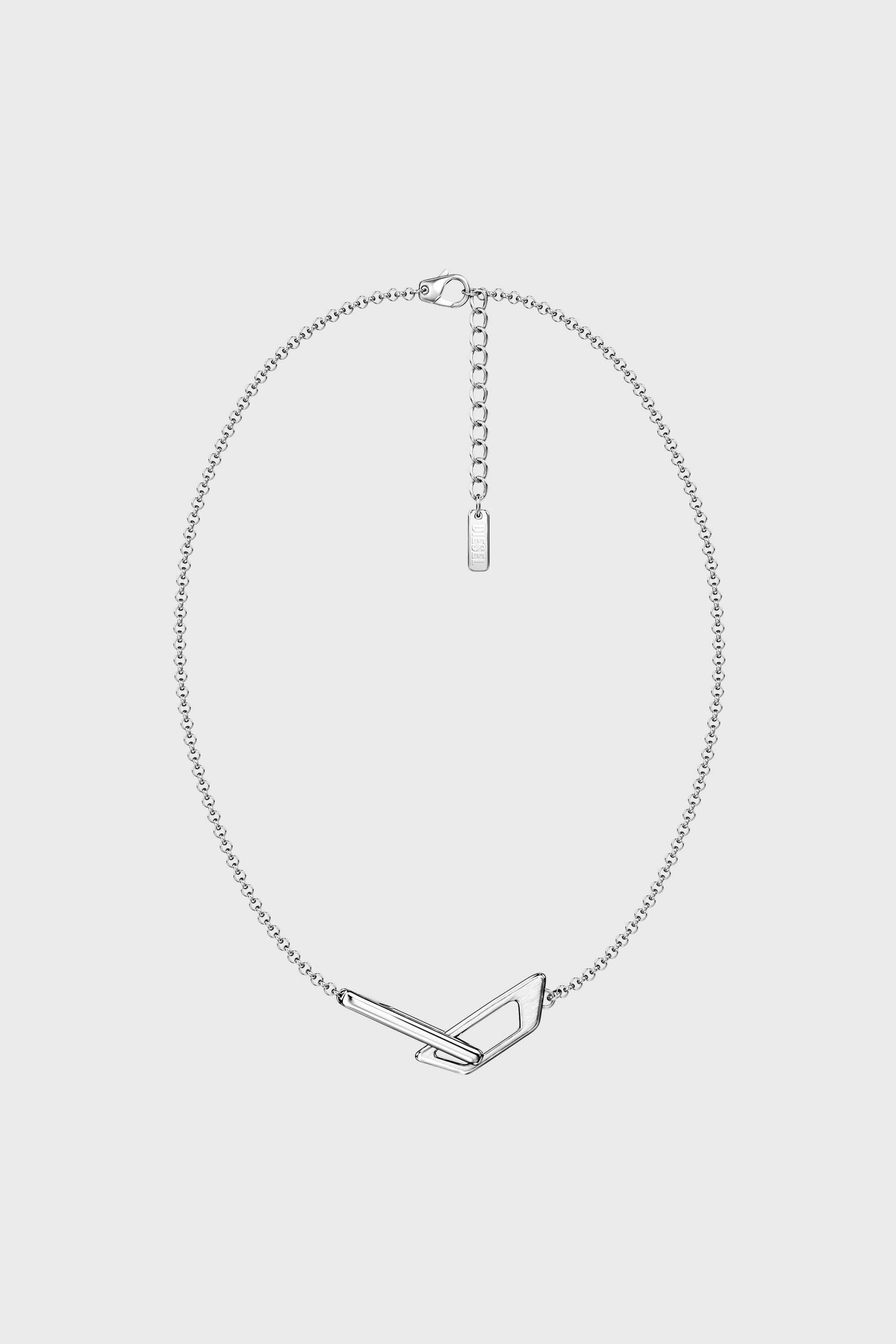 Diesel - DX1727040, Unisex Bandhalskette aus Edelstahl in Silber - 1