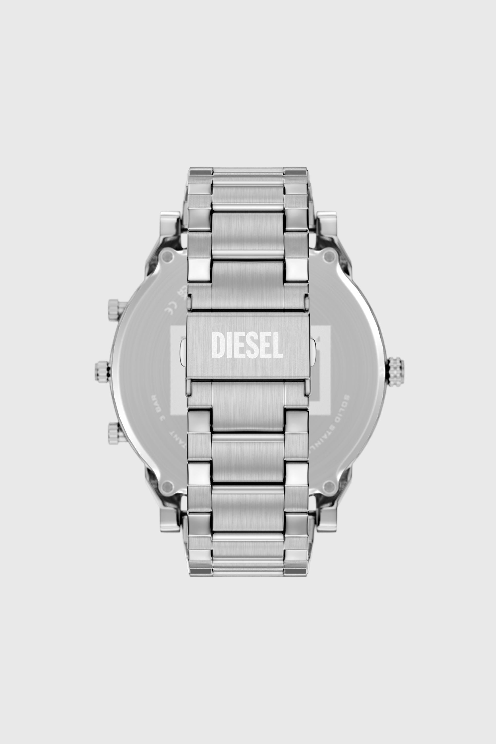 Diesel - DZ7495 WATCH, Herren Mr. Daddy Slim Edelstahluhr in Silber - 2