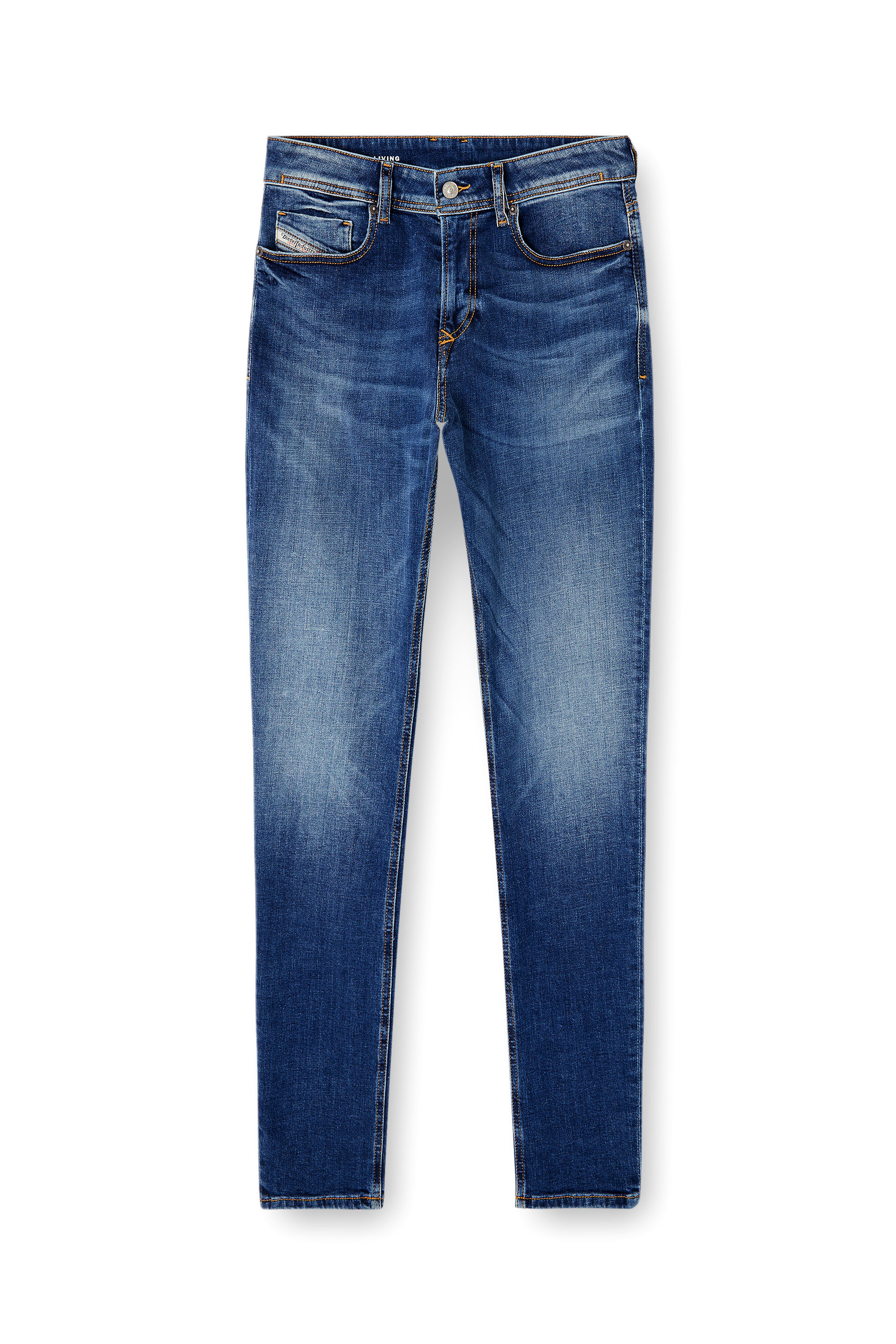 Diesel - Herren Skinny Jeans 1979 Sleenker 09J33, Mittelblau - 3