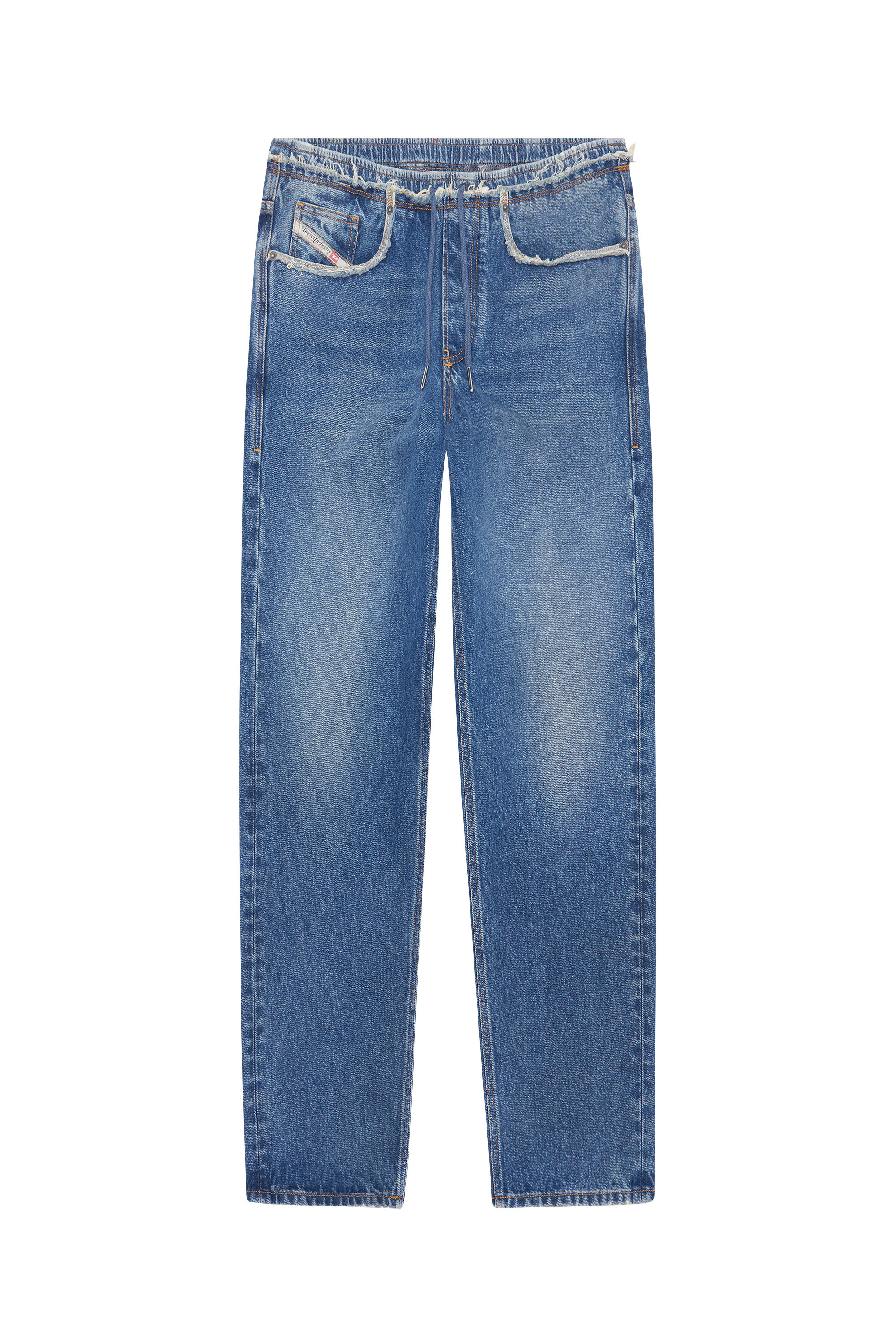 Diesel - D-Sert 007F2 Straight Jeans, Mittelblau - Image 1