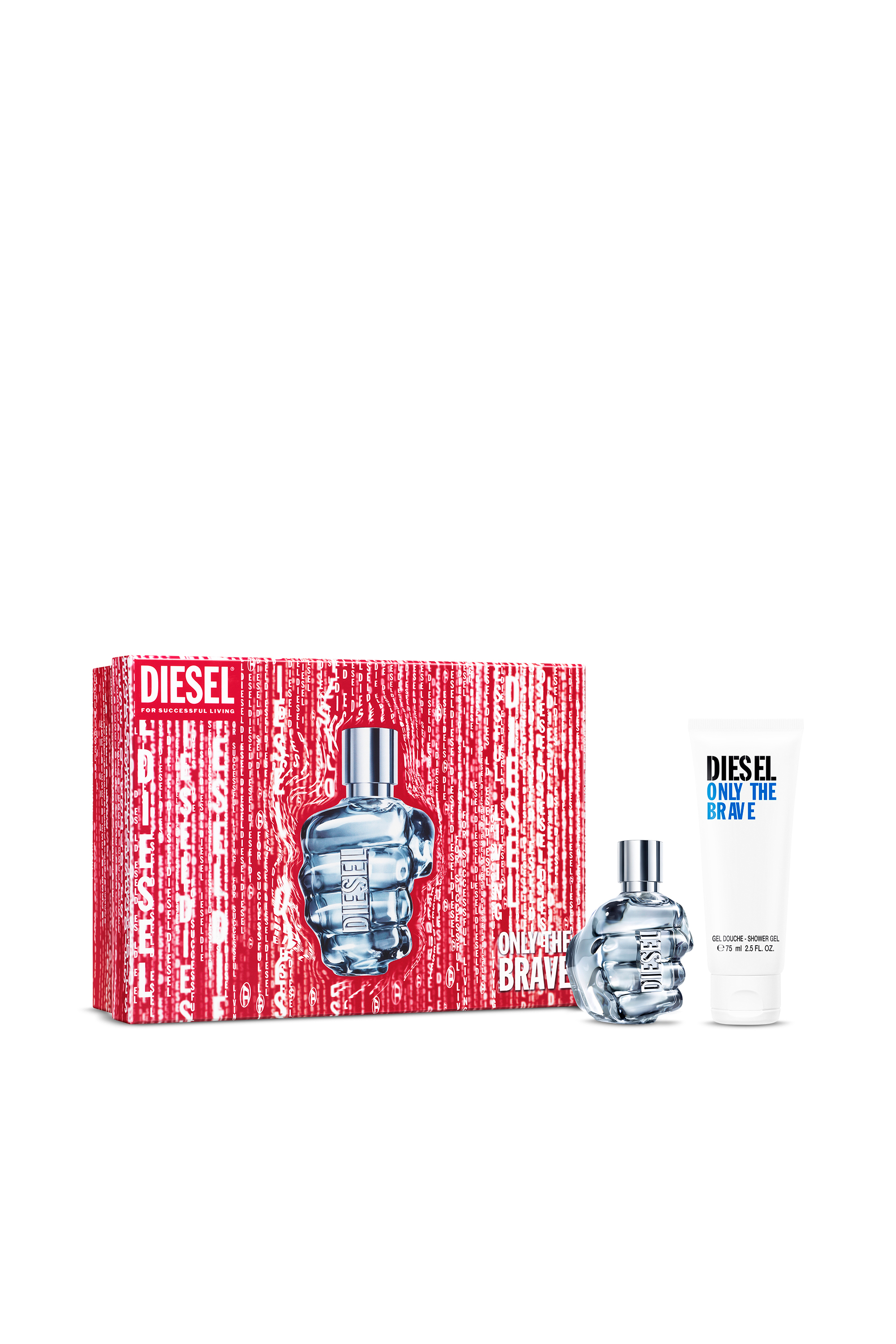 Diesel - DSL OTB EDT SETS V50+SG75 LG112400, Herren Only The Brave Giftset, Eau De Toilette in Blau - 4