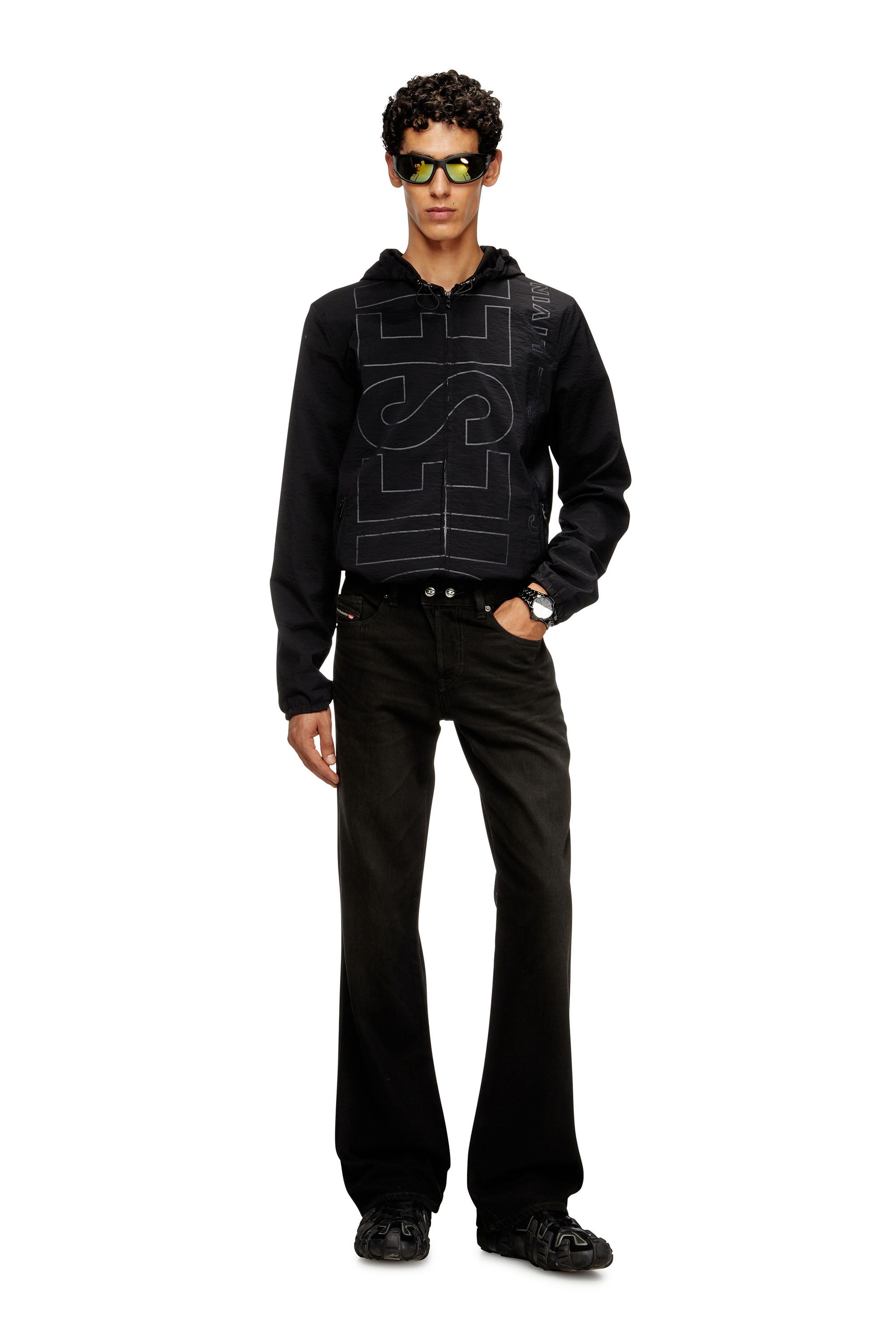 Diesel - Herren Bootcut Jeans 1998 D-Buck 09M20, Schwarz/Dunkelgrau - 2