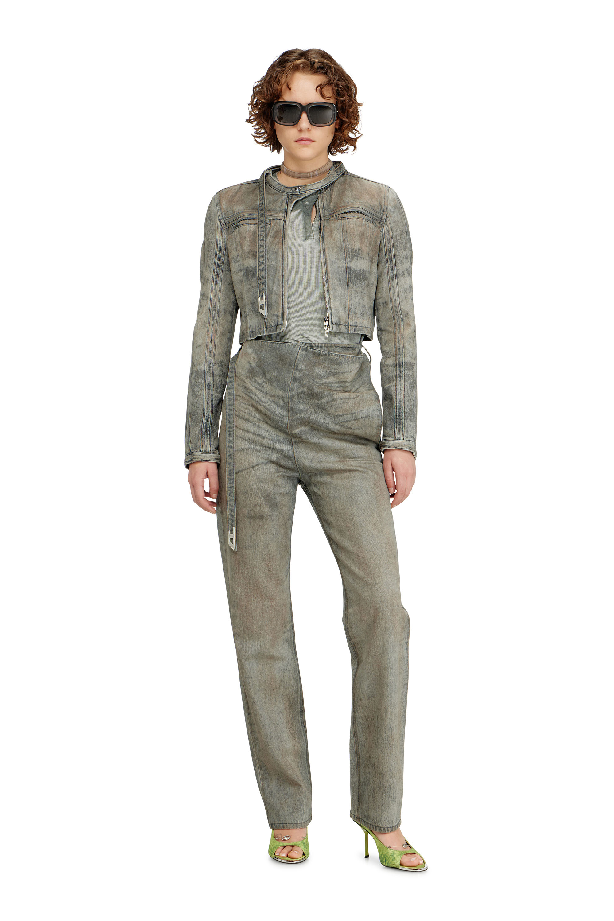 Diesel - Damen Slim Jeans D-THALIRA 09P24, Grau - 1