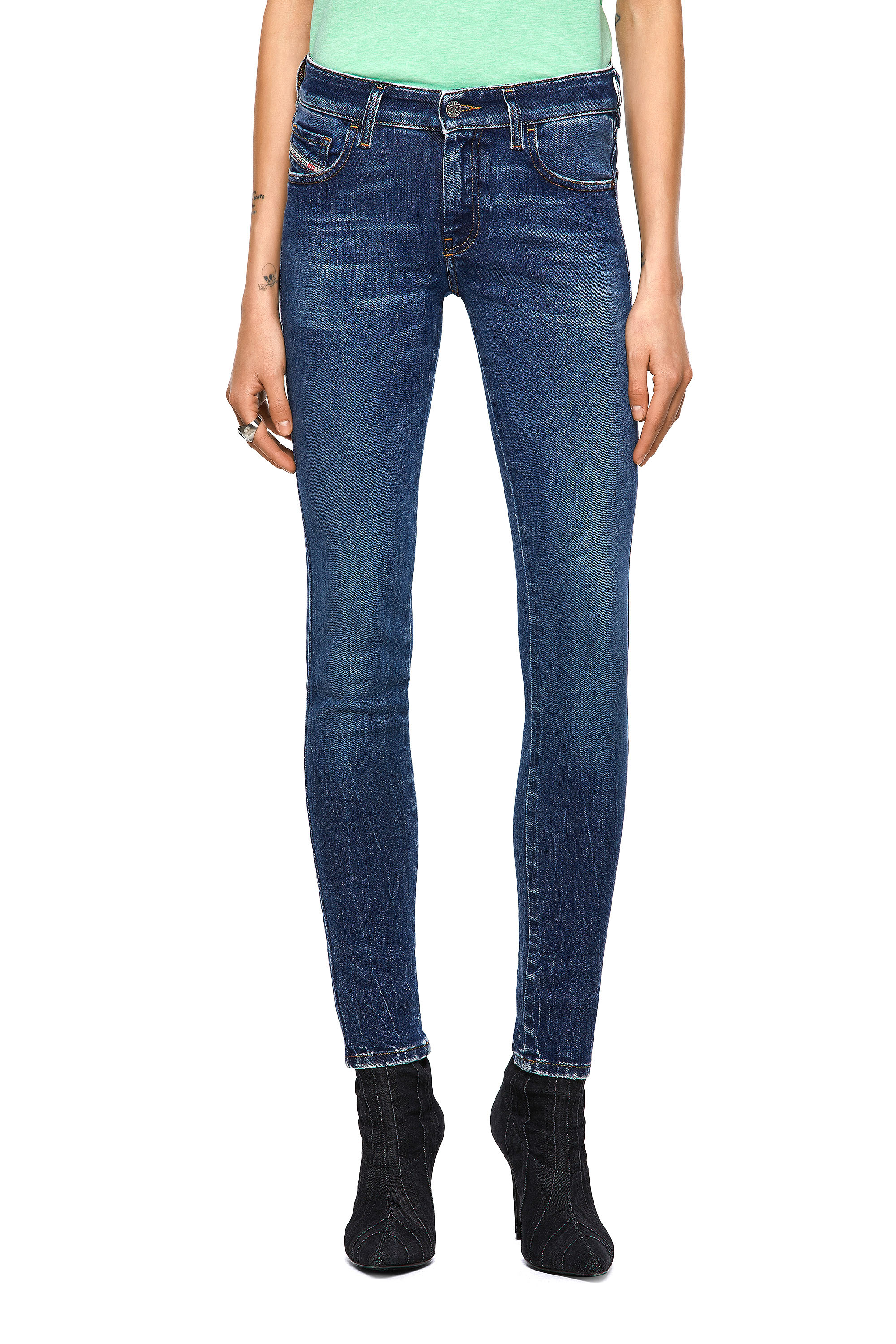 Slandy Low 009ZX, Dunkelblau - Jeans