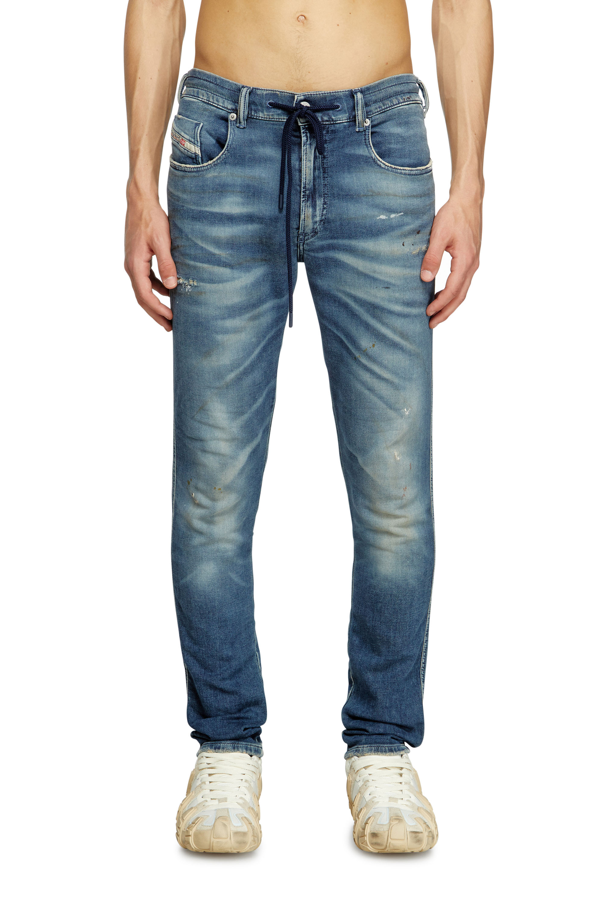 Diesel - Herren Slim 2062 D-Strukt Joggjeans® 068RY, Dunkelblau - 1