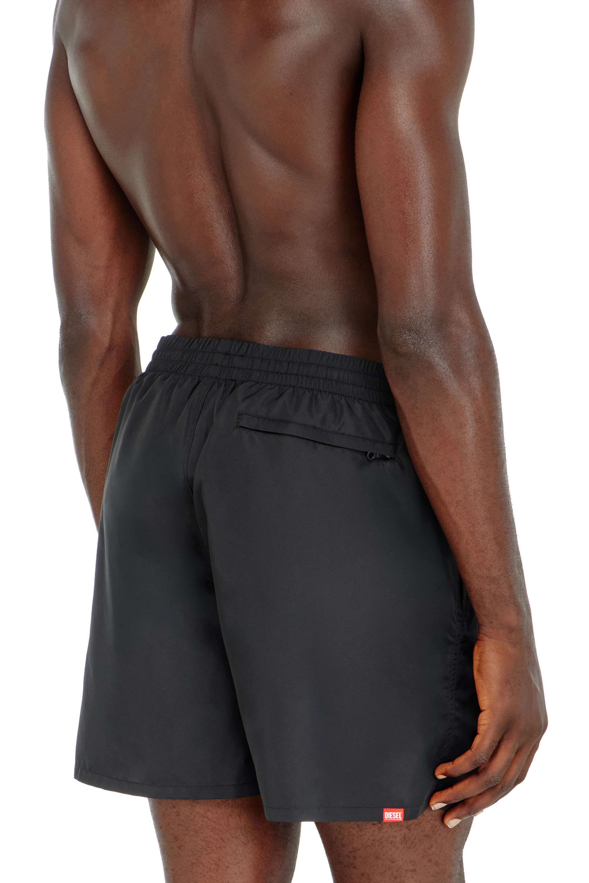 Diesel - GEORGE-41-UTLT, Herren Badeshorts mit metallischem Oval D Logo in null - 4