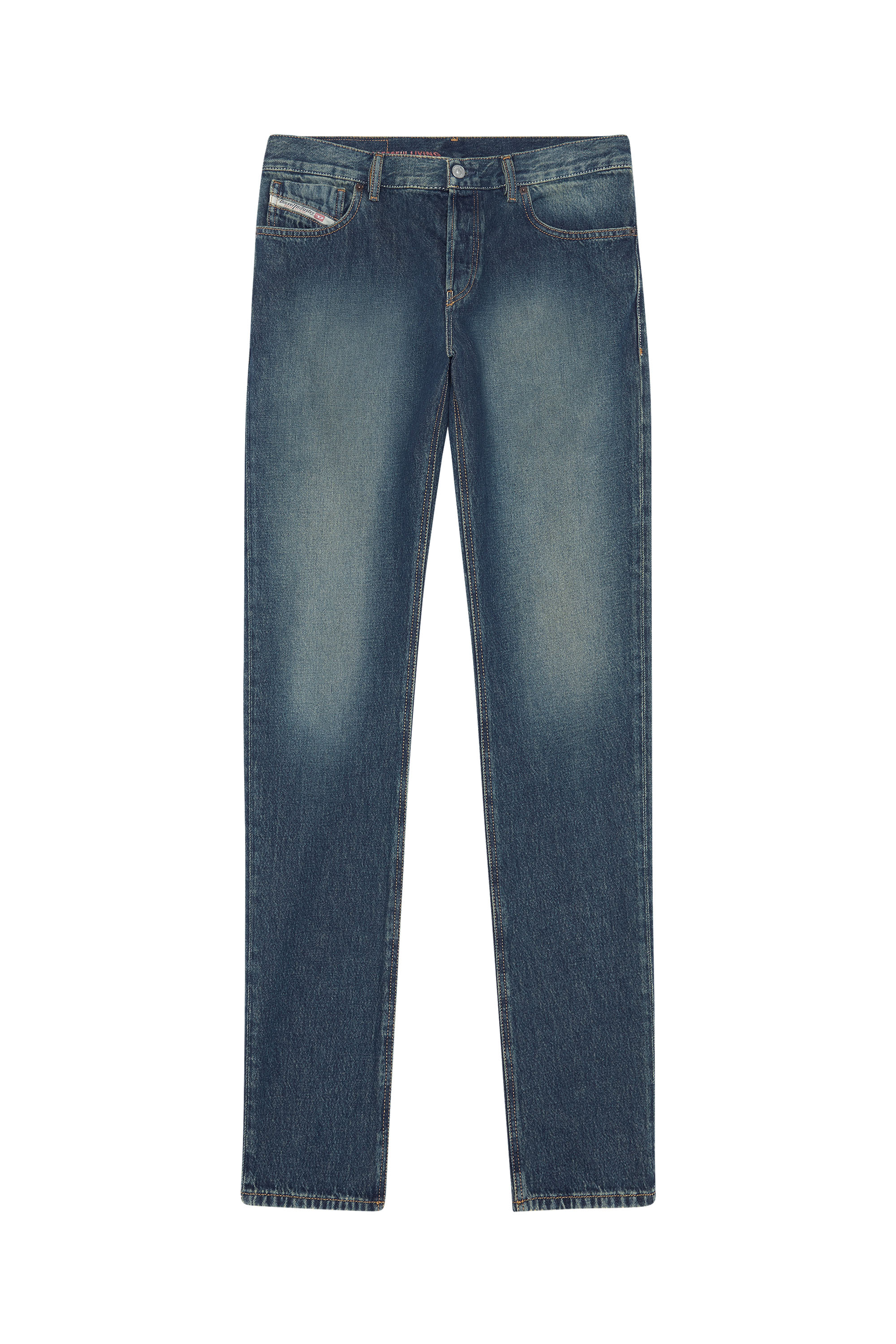 1995 D-SARK 09C04 Straight Jeans, Dunkelblau - Jeans