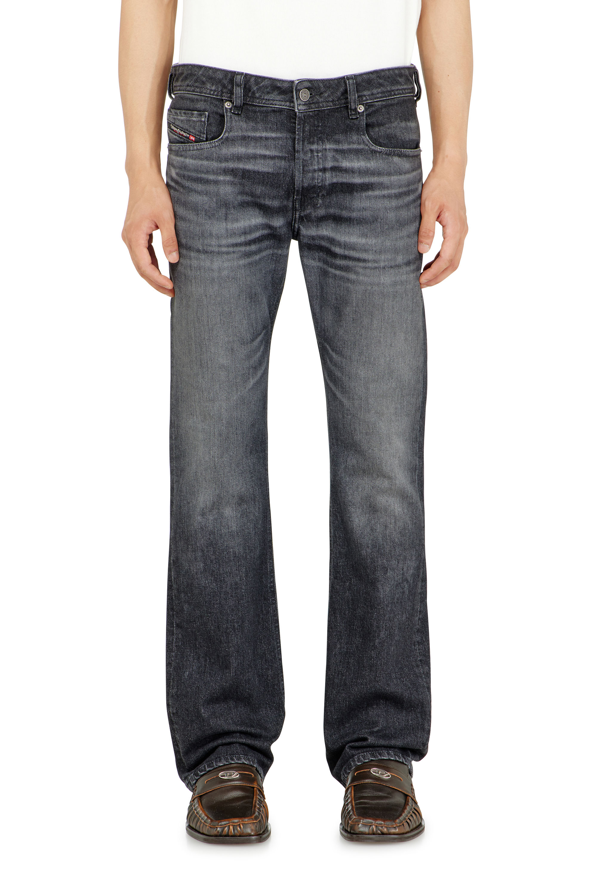 Diesel - Herren Bootcut Jeans 2007 Zatiny 09N48, Schwarz/Dunkelgrau - 4