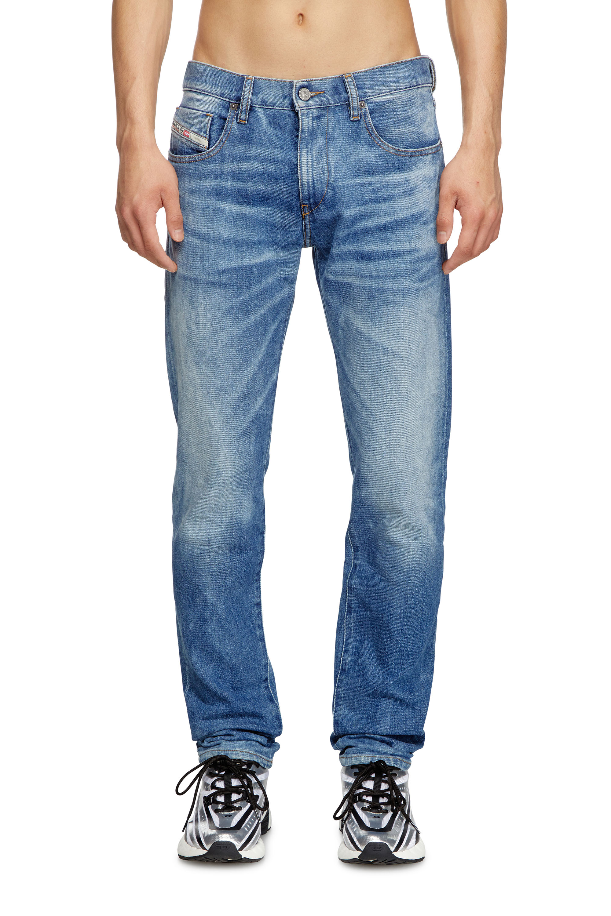 Diesel - Herren Slim Jeans 2019 D-Strukt 09L19, Mittelblau - 1