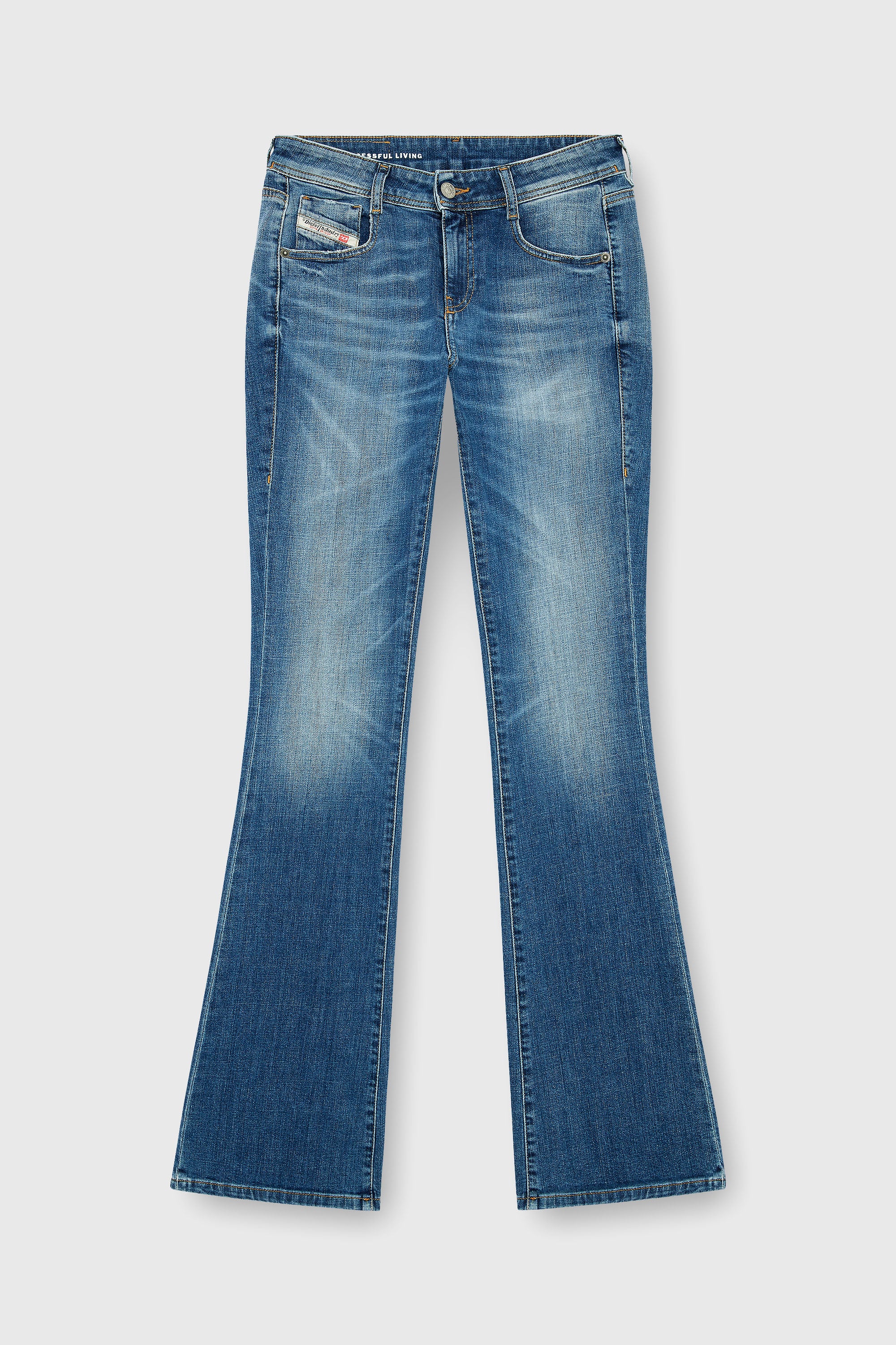 Diesel - Damen Bootcut Jeans 1969 D-Ebbey 09J33, Mittelblau - 2