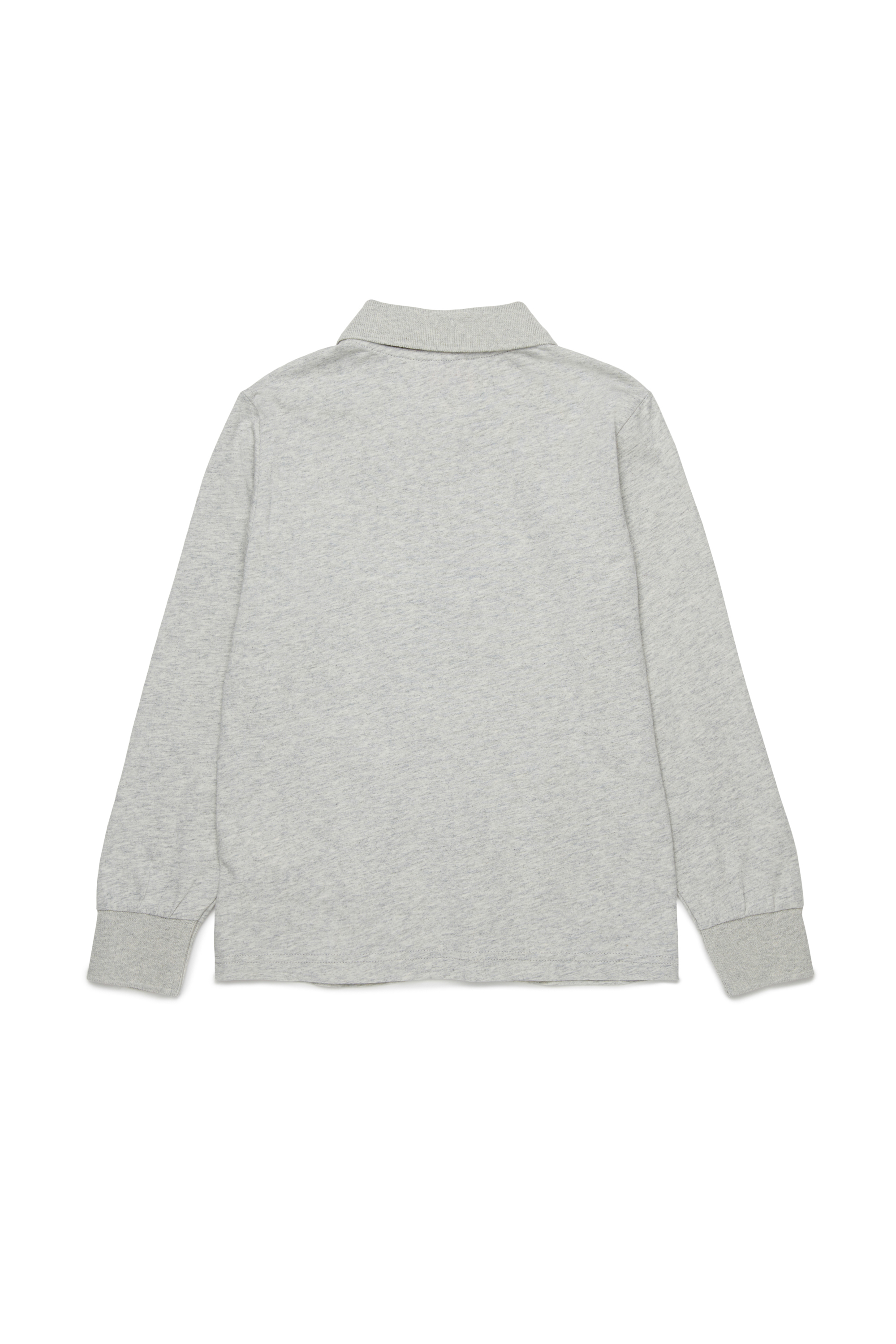 Diesel - TAKAO, Herren Baumwollpolo mit Logo in Grau - 2