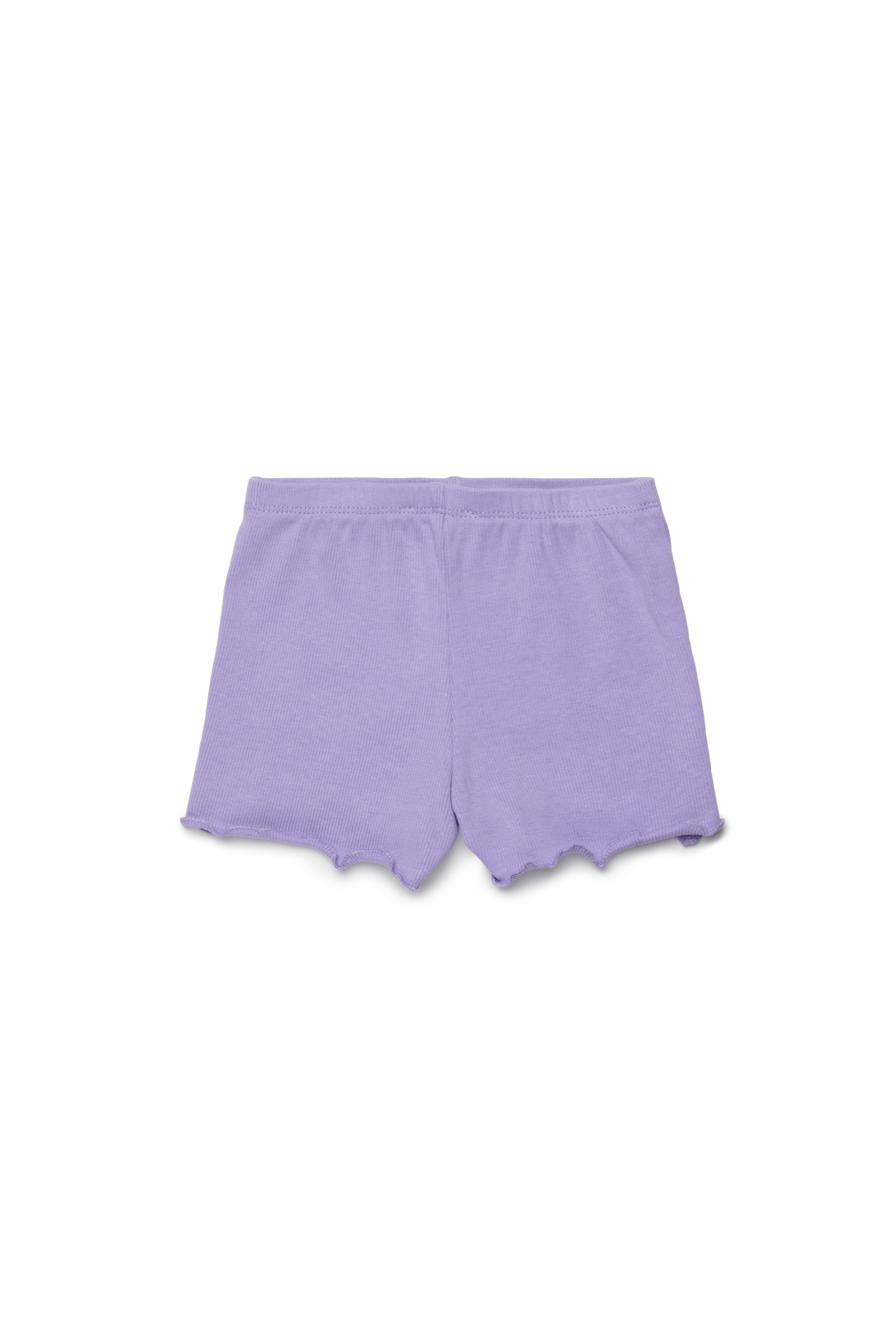 Diesel - PASPYB, Damen Baumwollshorts mit umgeschlagenen S&auml;umen in Violett - 2