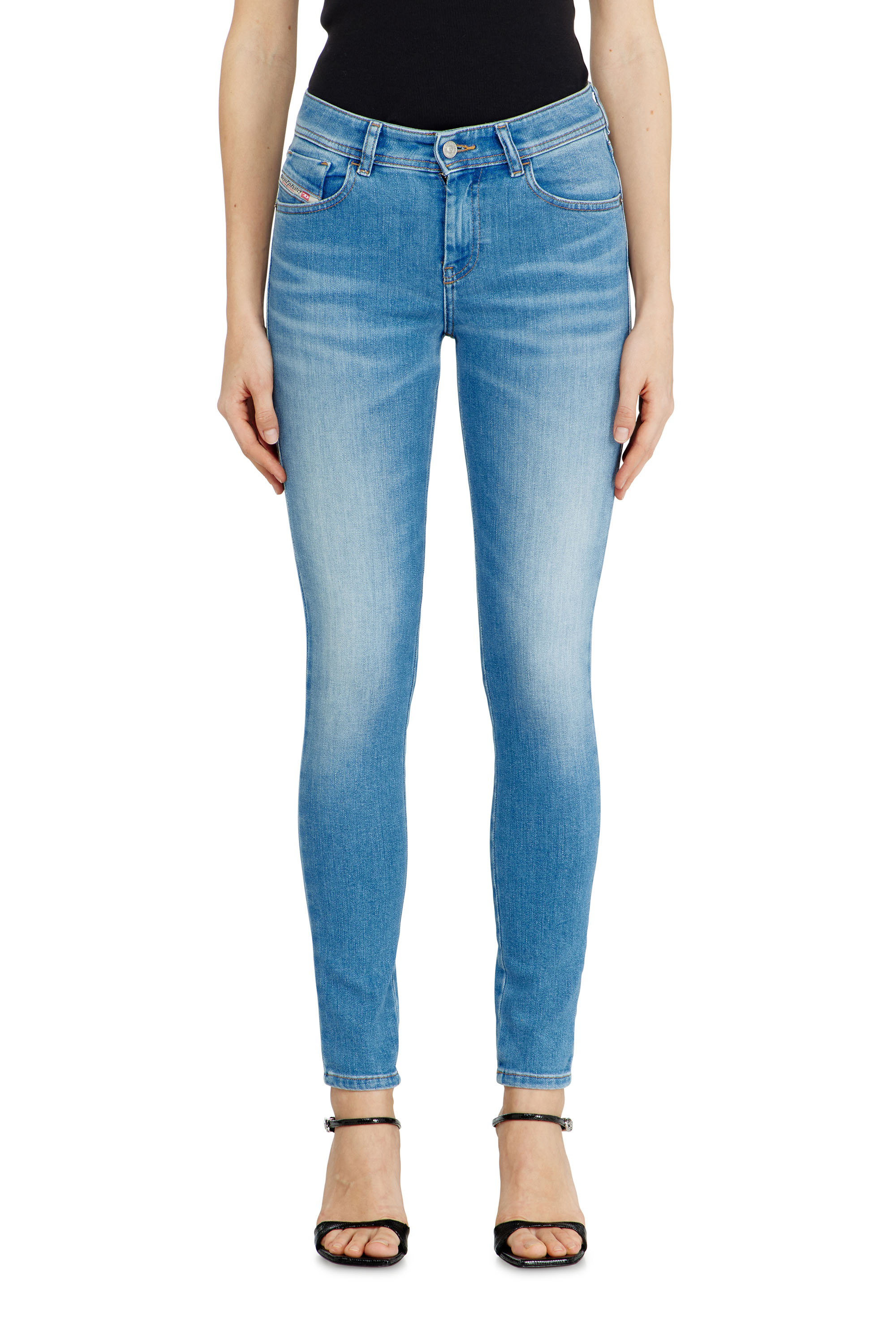 Diesel - Damen Skinny Jeans 2017 Slandy 09L94, Hellblau - 4