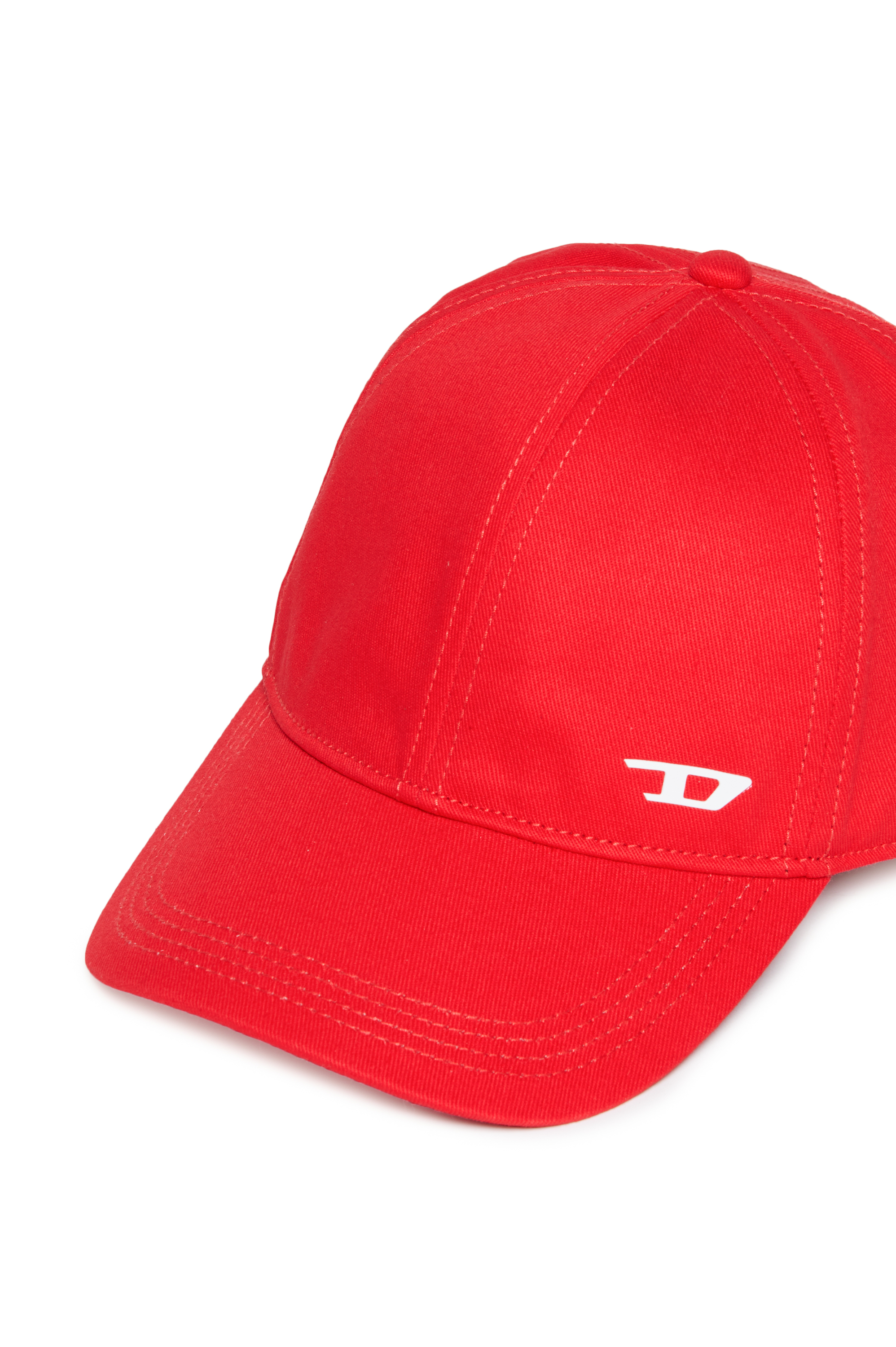 Diesel - FENSID, Herren Basecap mit D-Logo in Rot - 3