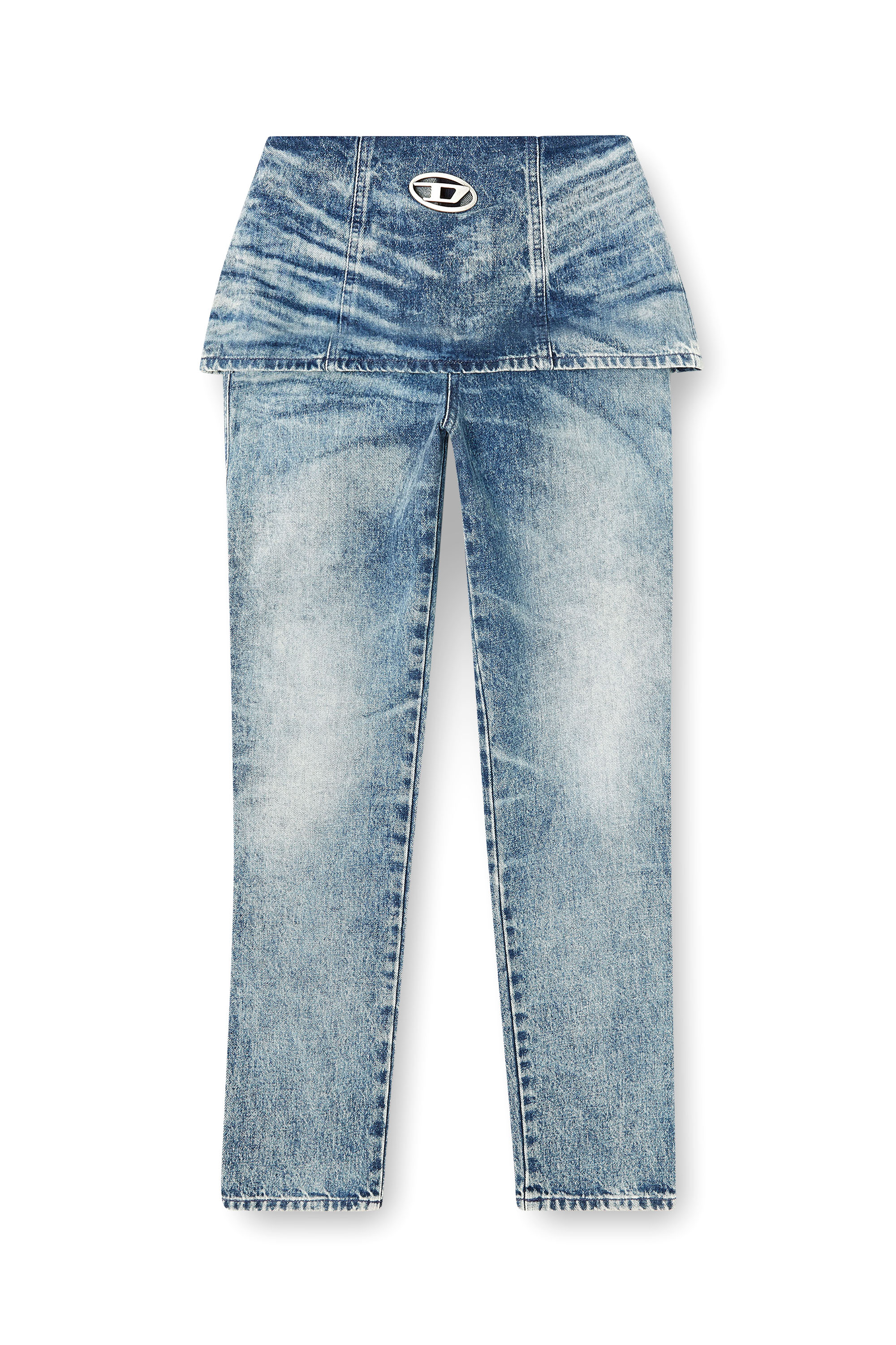 Diesel - Damen Slim Jeans D-Hourjian 007DA, Hellblau - 3
