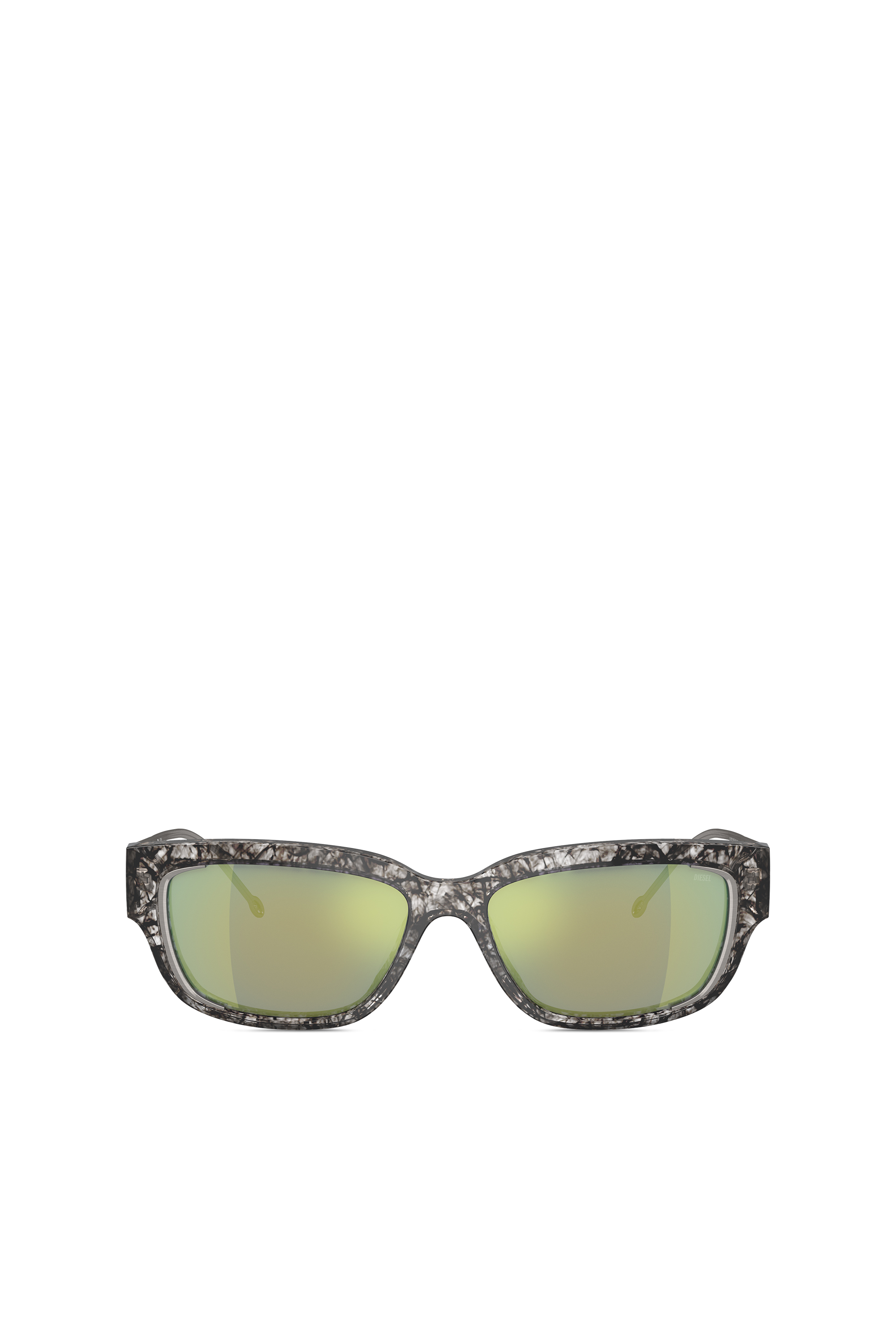 Diesel - 0DL2002 SIZE 56, Unisex Rechteckiges Modell Brille in Smoke Havana/Peacock - 1