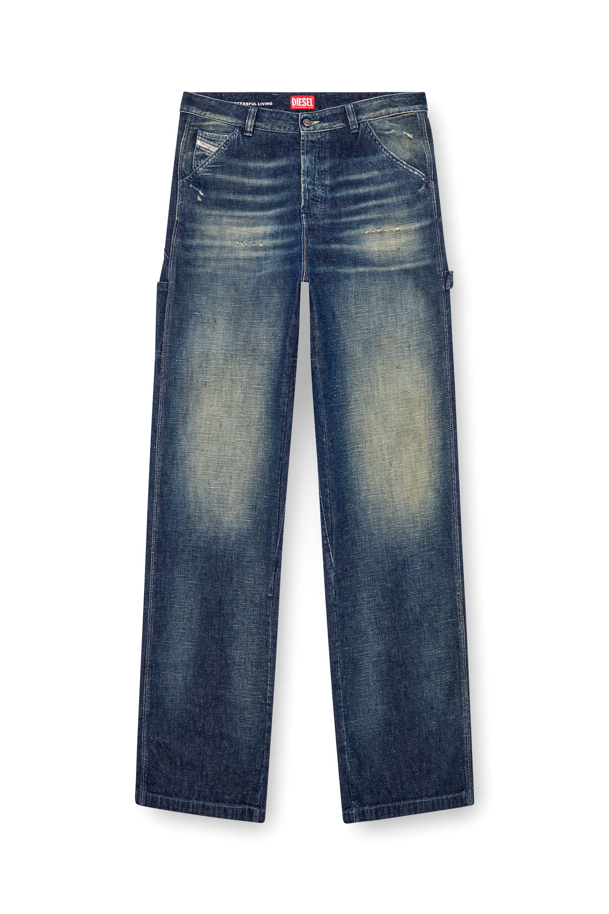 Diesel - Herren Straight Jeans D-Livery 09J91, Dunkelblau - 3