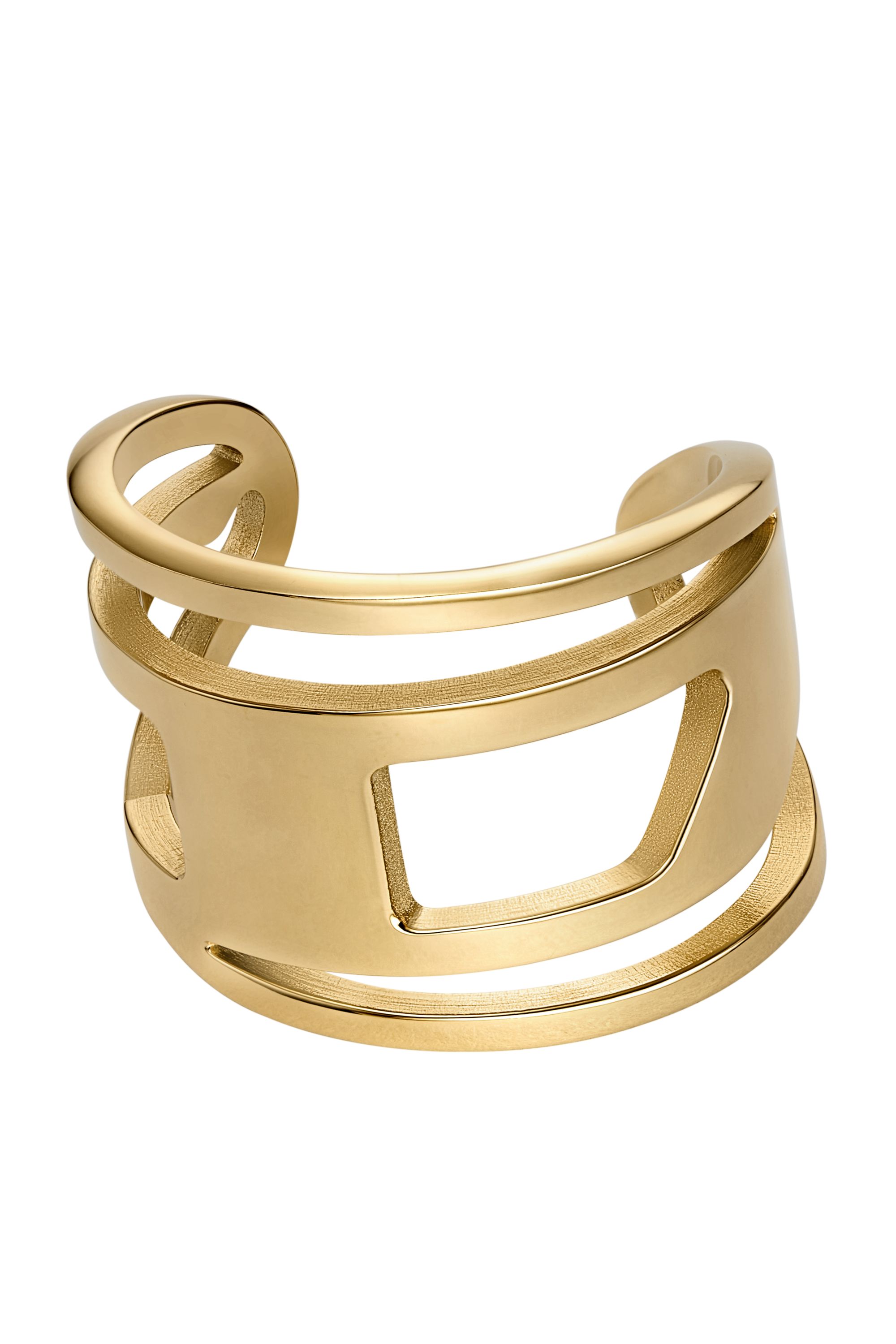 Diesel - DX1569710 JEWEL, Unisex's Gold-Tone Stainless Steel Band Ring in Gold - 2