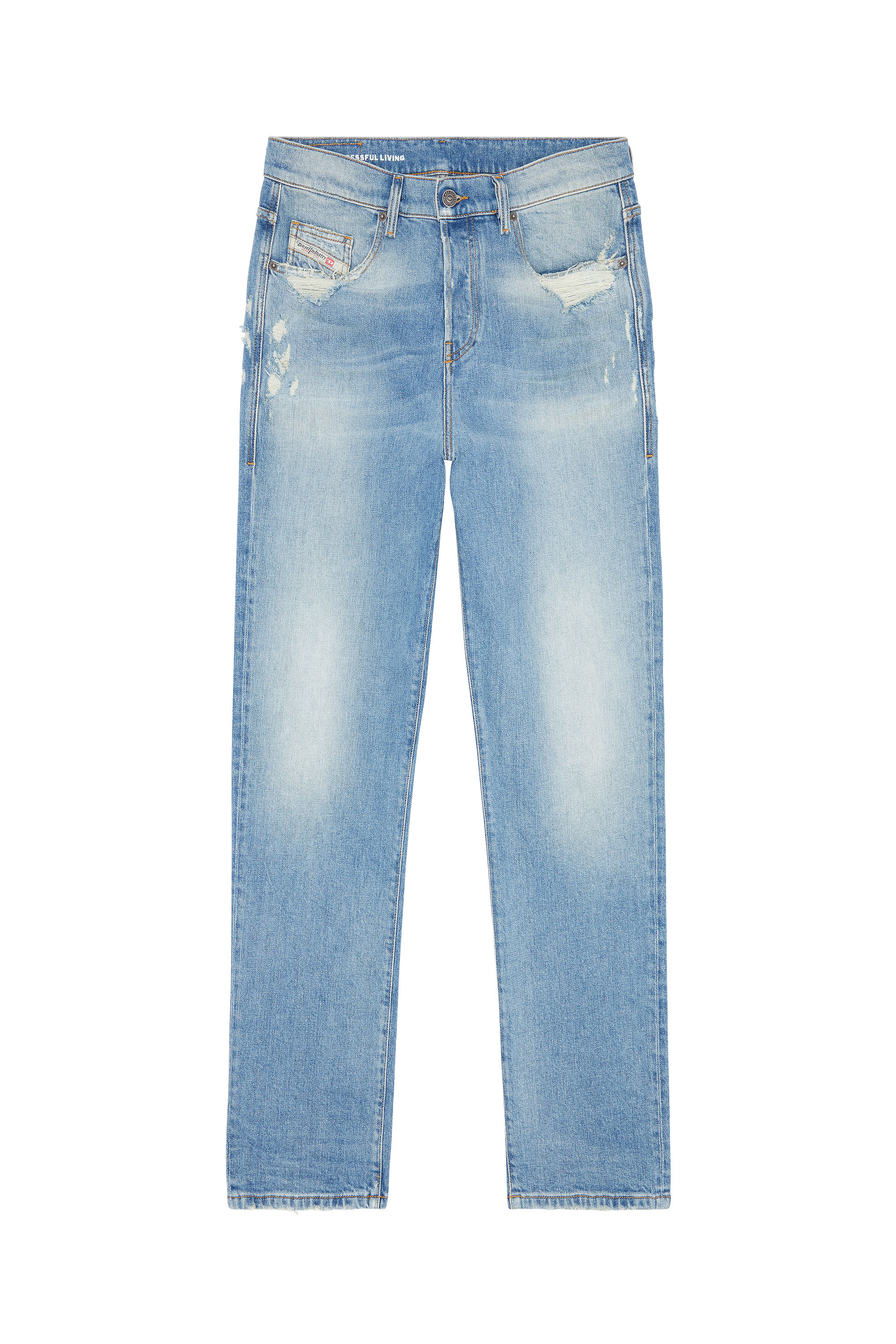 Diesel - Straight Jeans 2020 D-Viker 007N1, Hellblau - Image 5