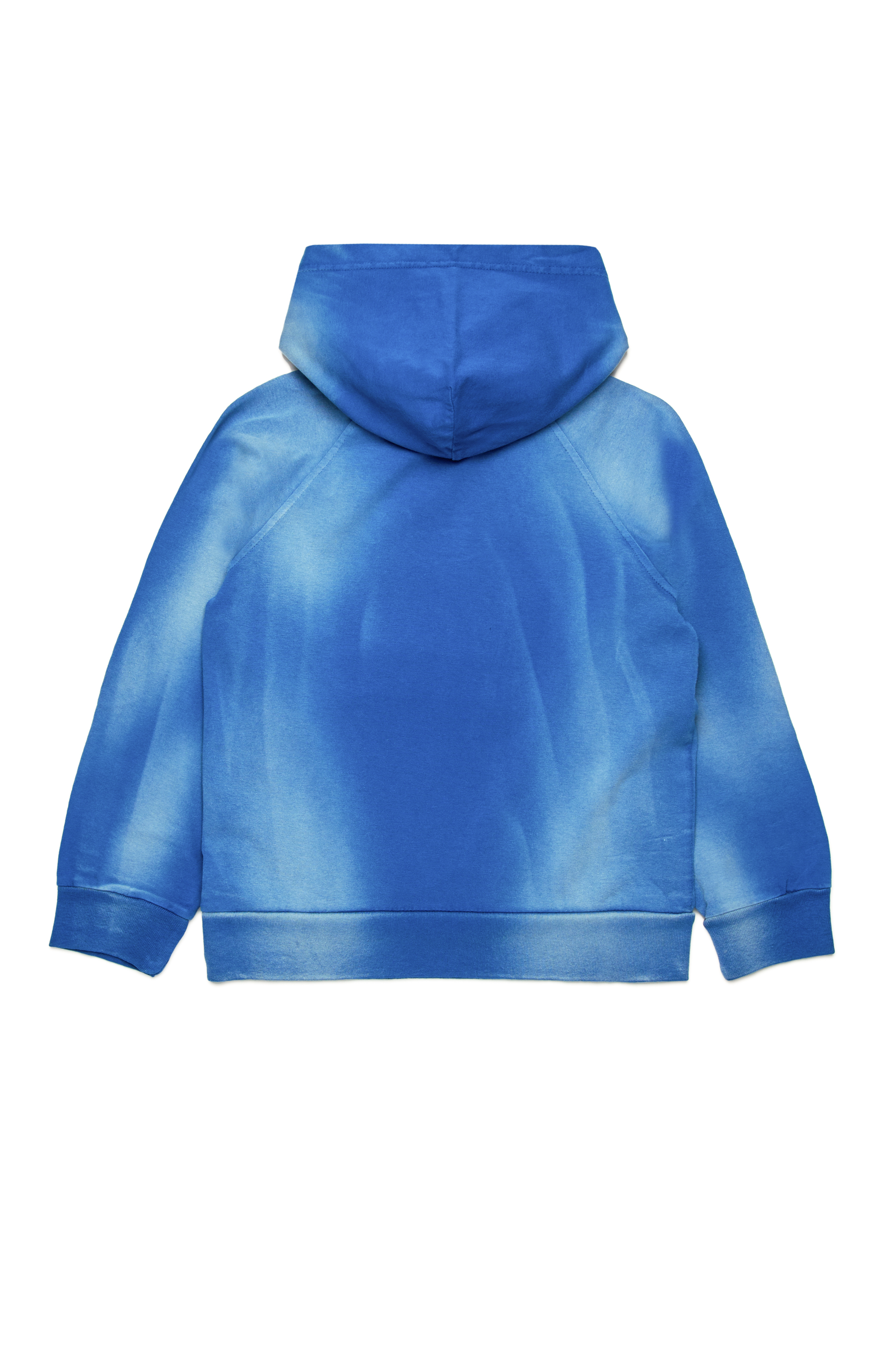 Diesel - SROXTHOOD, Herren Kapuzenpullover mit solarisiertem Effekt in Blau - 2