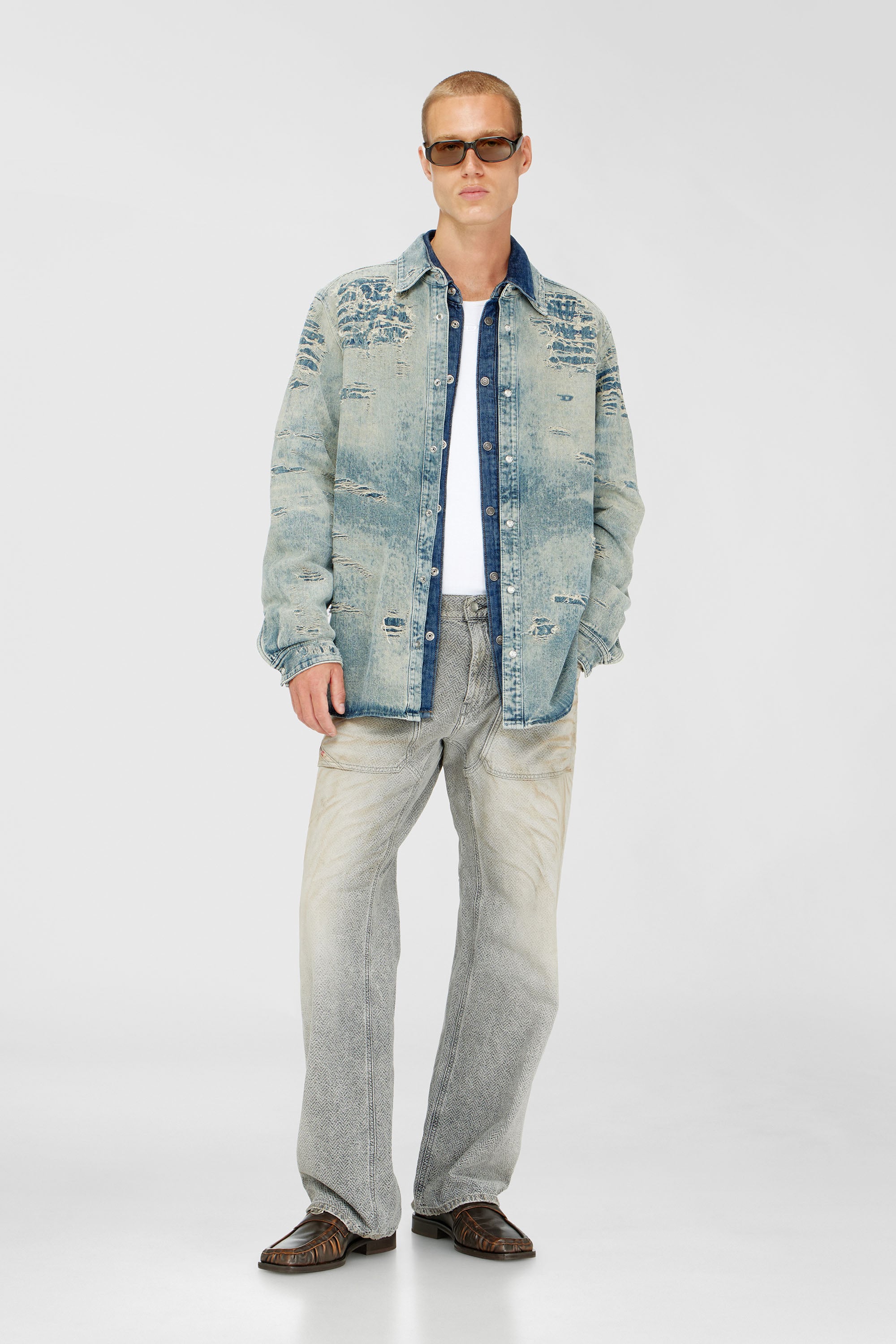 Diesel - Herren Relaxed Jeans D-Zeta 09Q11, Grau - 2
