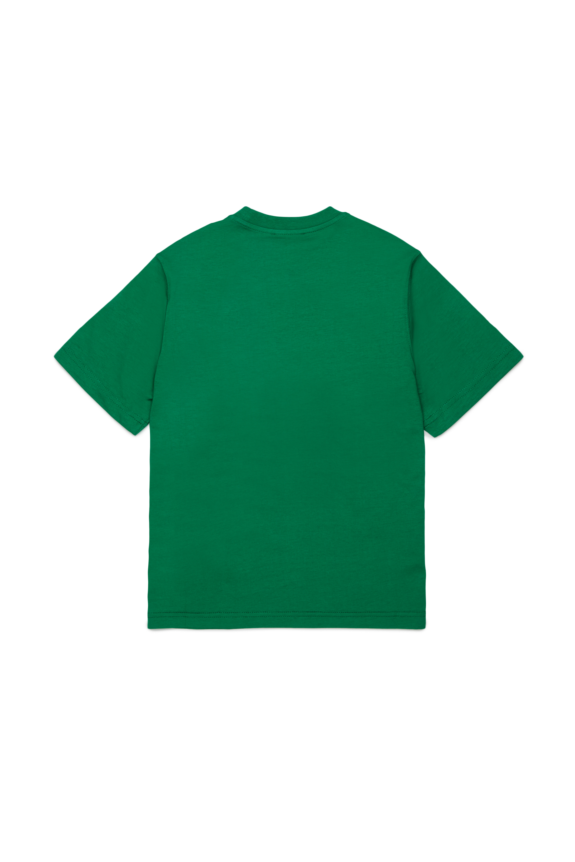 Diesel - TCIRCLE OVER, Herren Baumwoll-T-Shirt mit Diesel-Print in Gr&uuml;n - 2