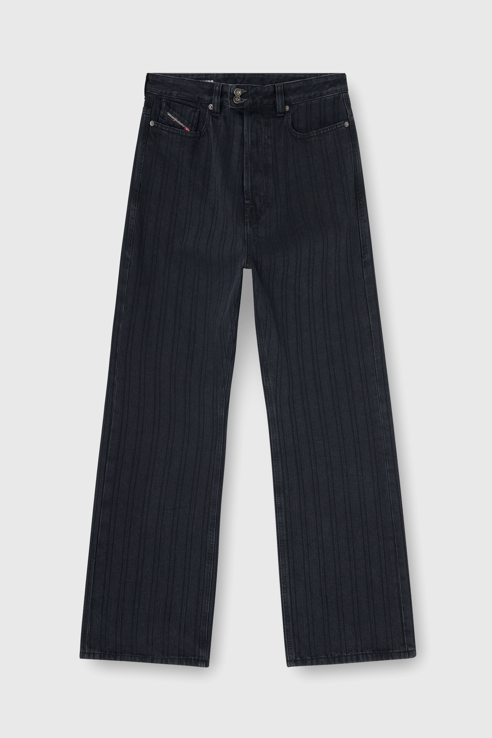 Diesel - Herren Relaxed Jeans 1980 D-Eeper 09Q12, Schwarz/Dunkelgrau - 2
